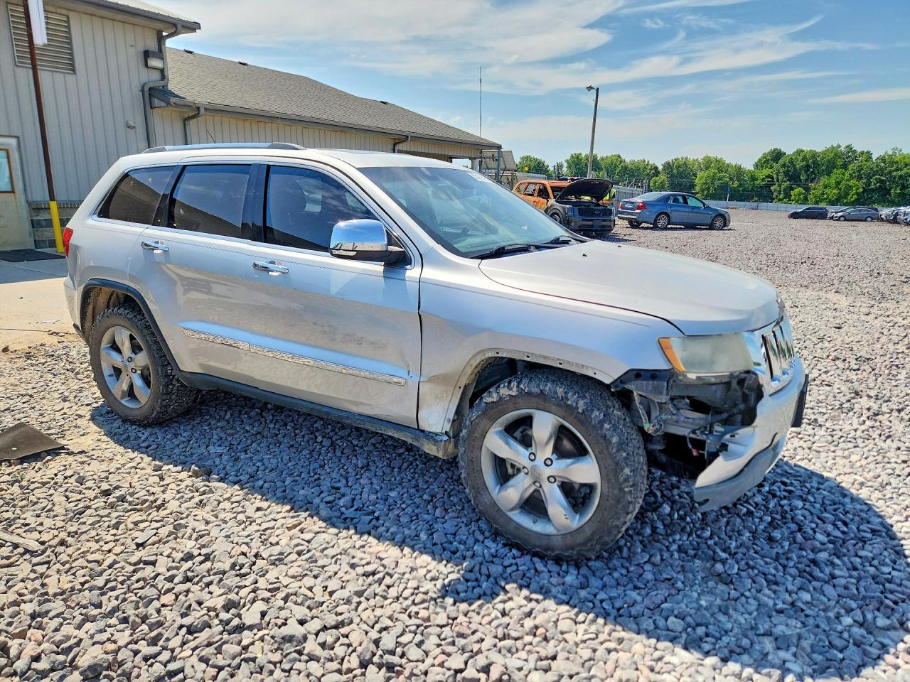 2013 Jeep Grand Cherokee Limited Silver vin: 1C4RJFBG0DC522276