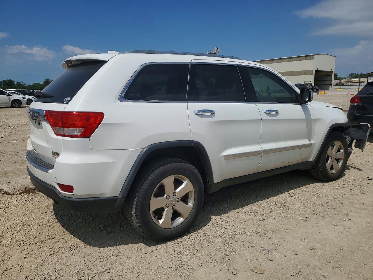 2013 Jeep Grand Cherokee Limited White vin: 1C4RJFBG0DC532323