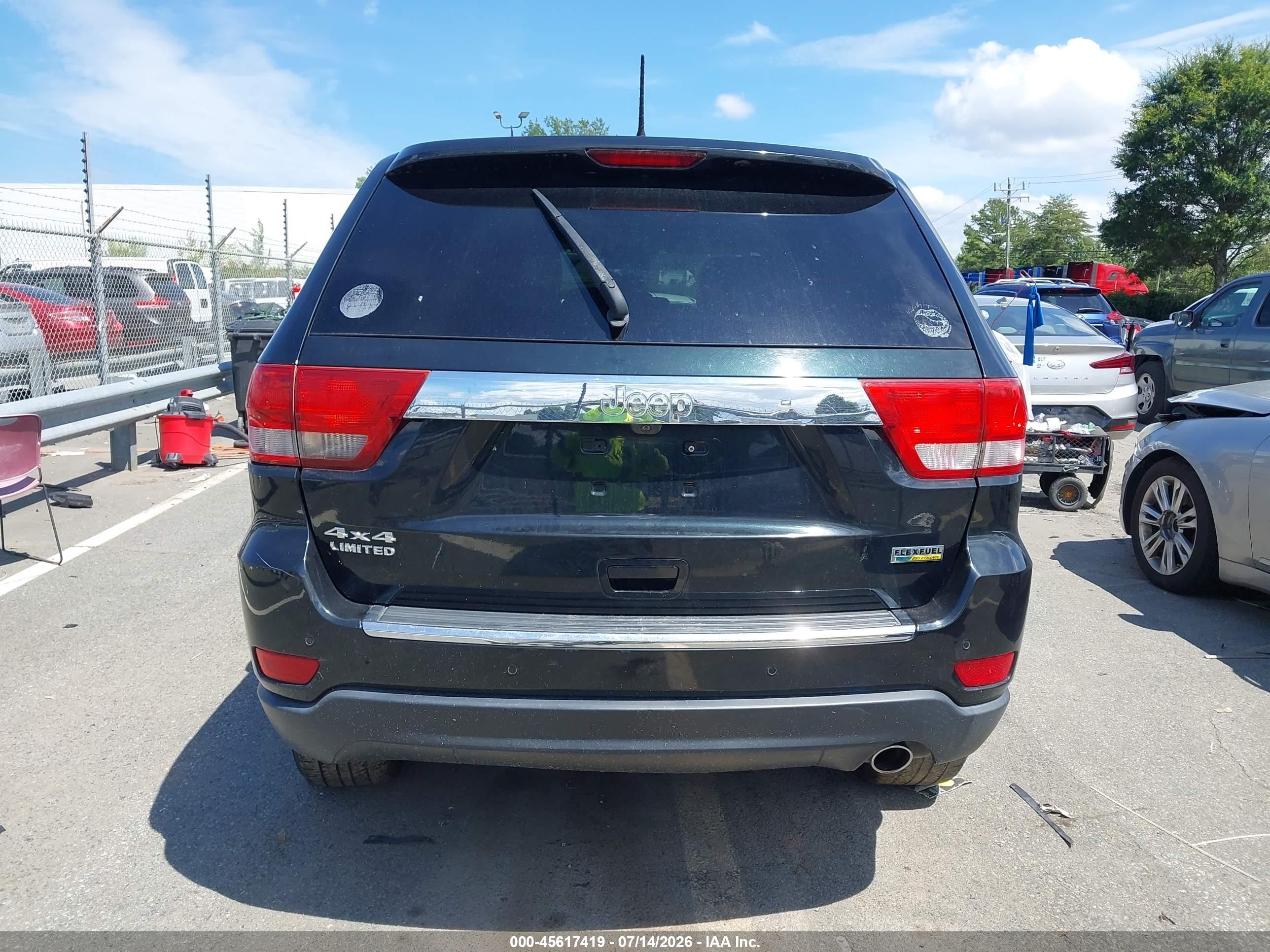 2013 Jeep Grand Cherokee Limited Green vin: 1C4RJFBG0DC638822