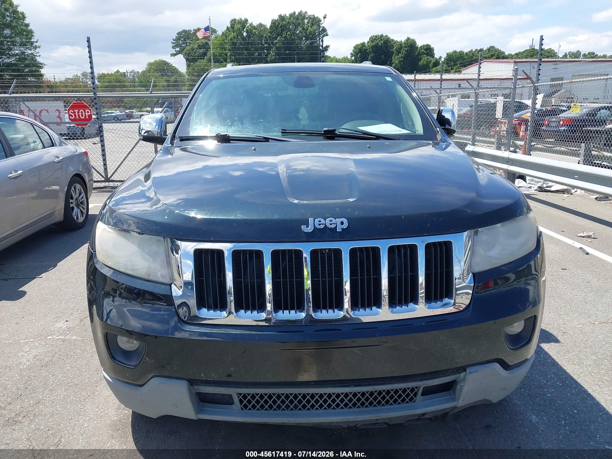 2013 Jeep Grand Cherokee Limited Green vin: 1C4RJFBG0DC638822