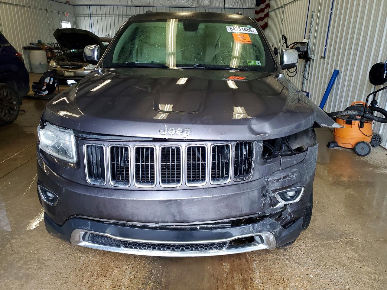 2014 Jeep Grand Cherokee Limited Серый vin: 1C4RJFBG0EC135535