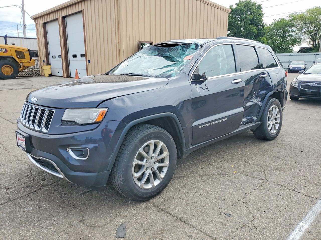 2014 Jeep Grand Cherokee Limited Серый vin: 1C4RJFBG0EC151850
