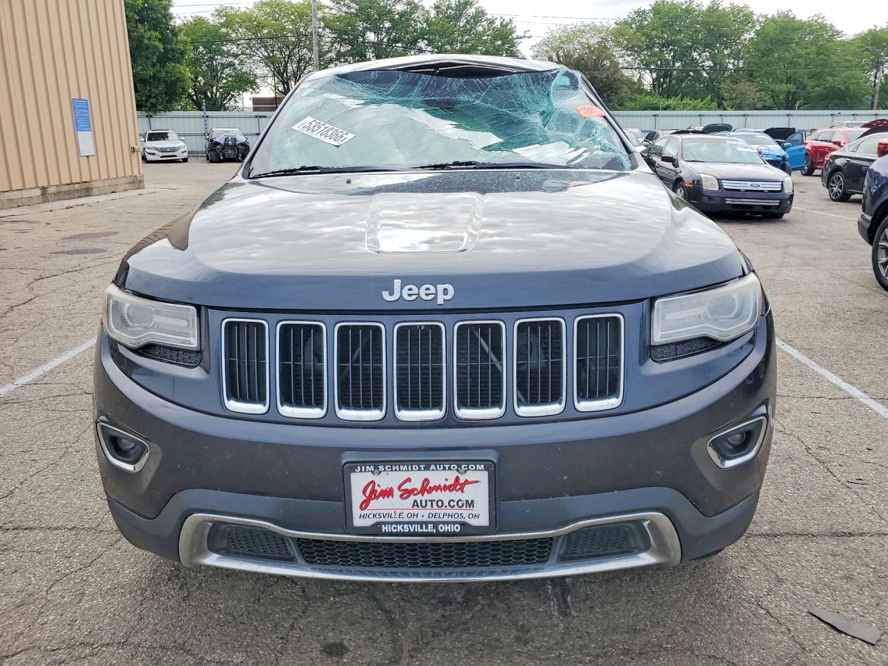 2014 Jeep Grand Cherokee Limited Серый vin: 1C4RJFBG0EC151850