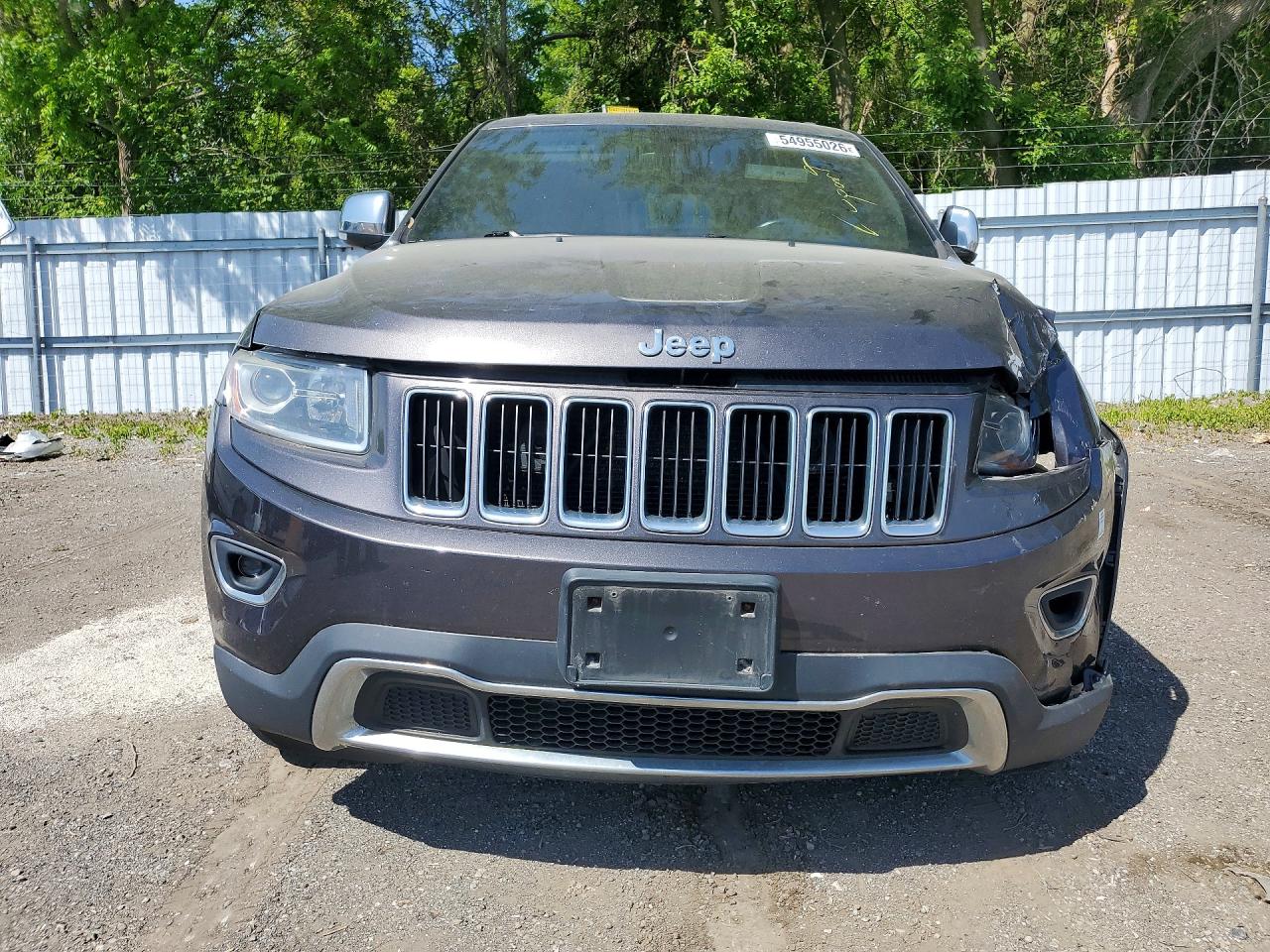 2014 Jeep Grand Cherokee Limited Серый vin: 1C4RJFBG0EC152710