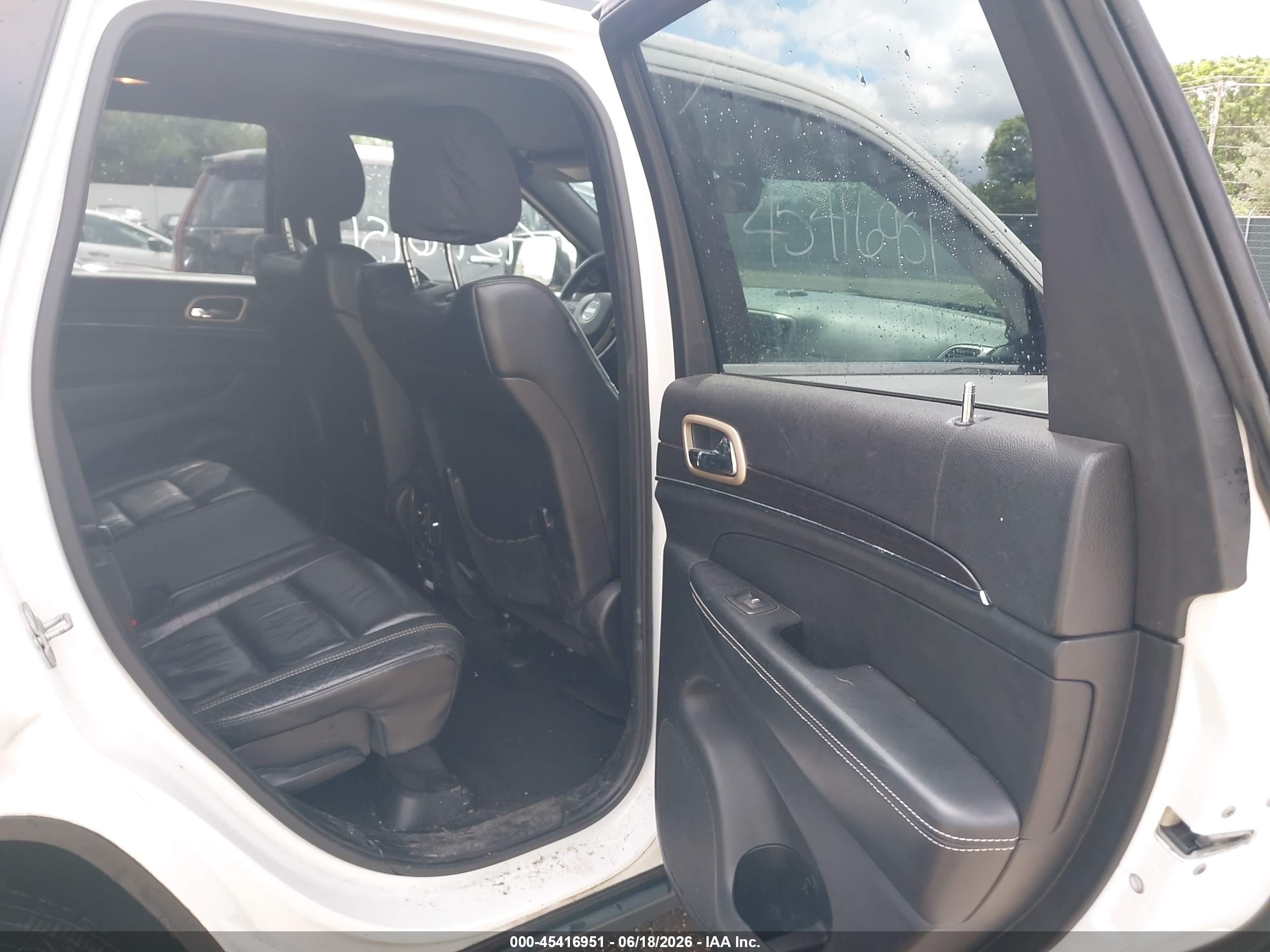 2014 Jeep Grand Cherokee Limited White vin: 1C4RJFBG0EC153548