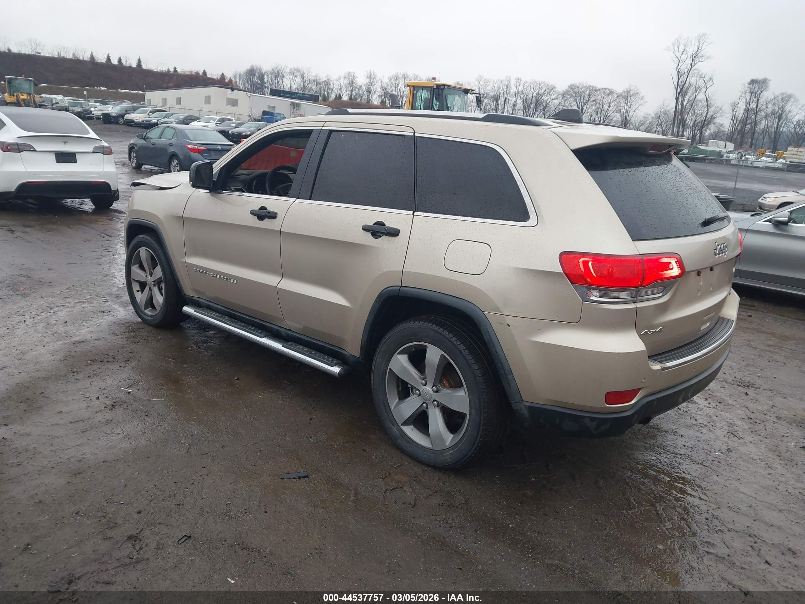 2014 Jeep Grand Cherokee Limited Cream vin: 1C4RJFBG0EC169166