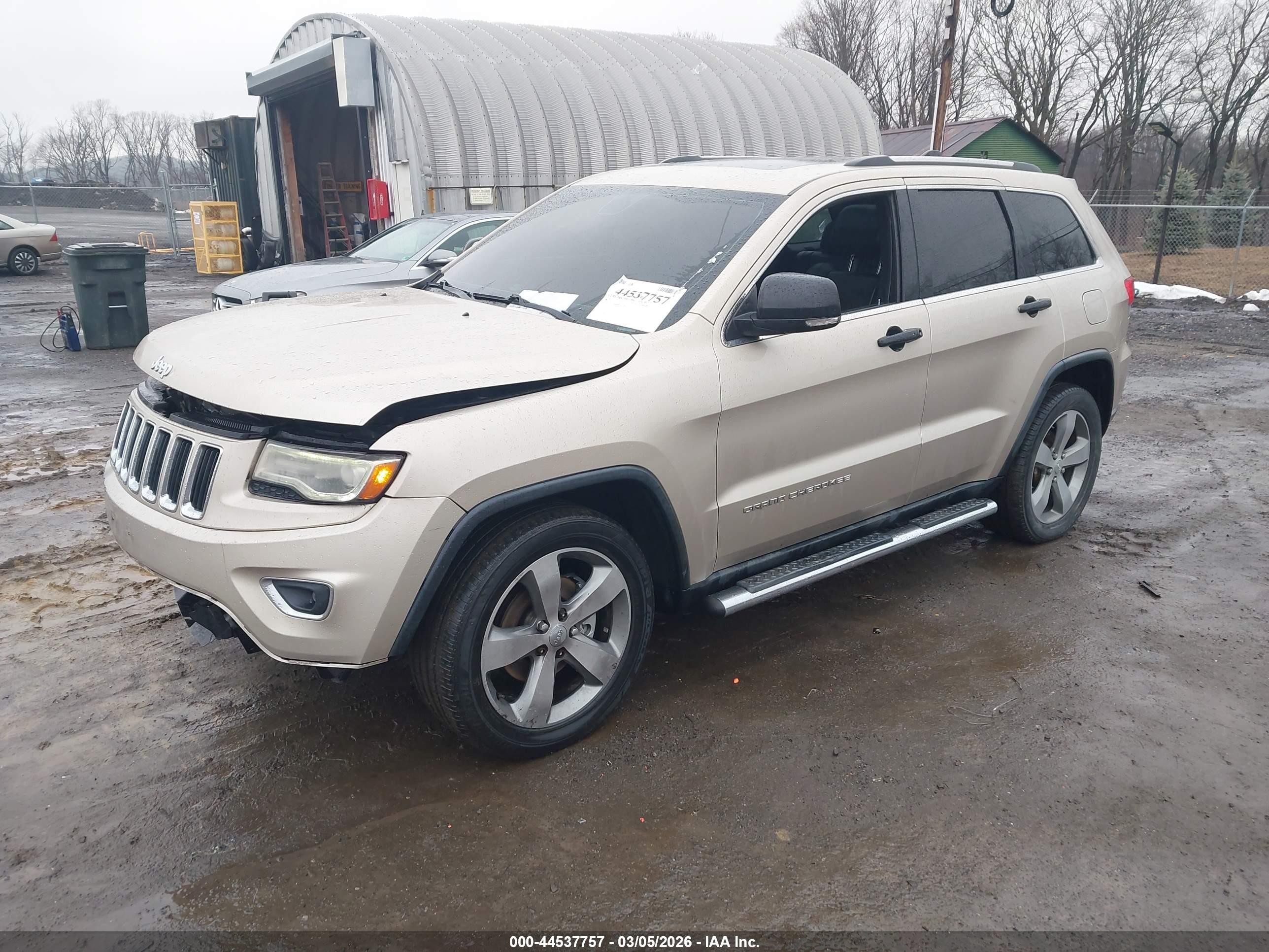 2014 Jeep Grand Cherokee Limited Cream vin: 1C4RJFBG0EC169166
