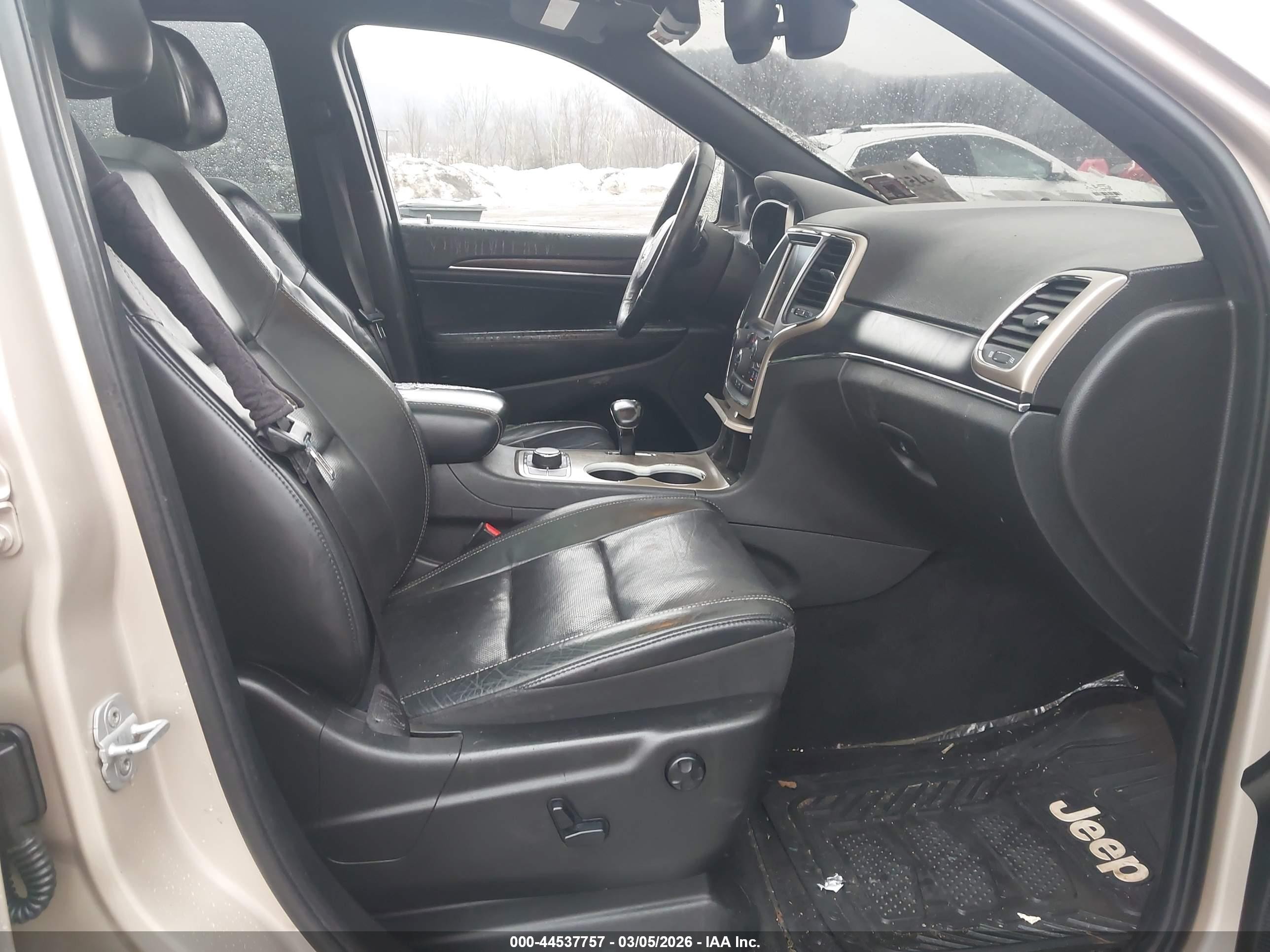 2014 Jeep Grand Cherokee Limited Cream vin: 1C4RJFBG0EC169166