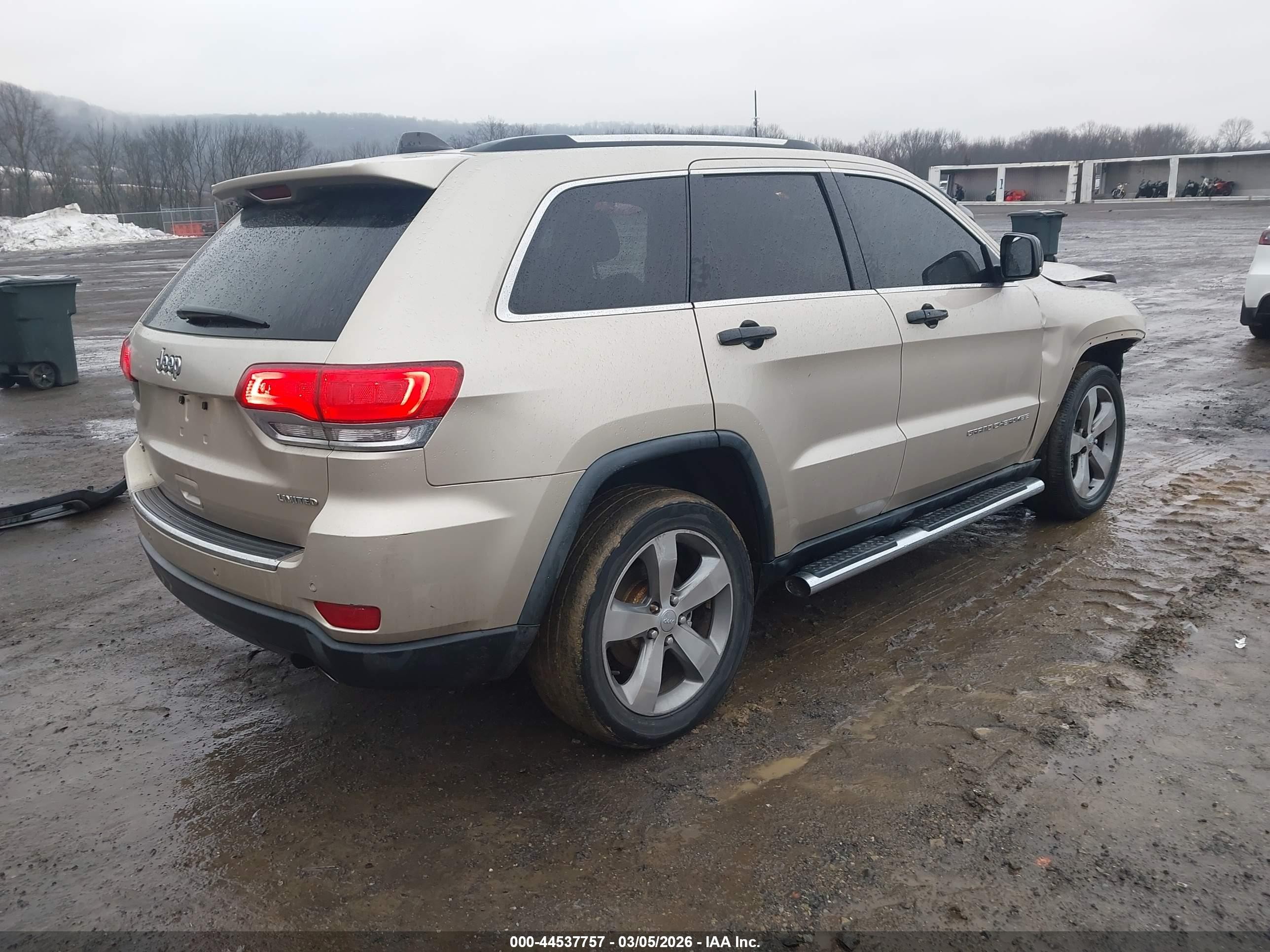2014 Jeep Grand Cherokee Limited Cream vin: 1C4RJFBG0EC169166