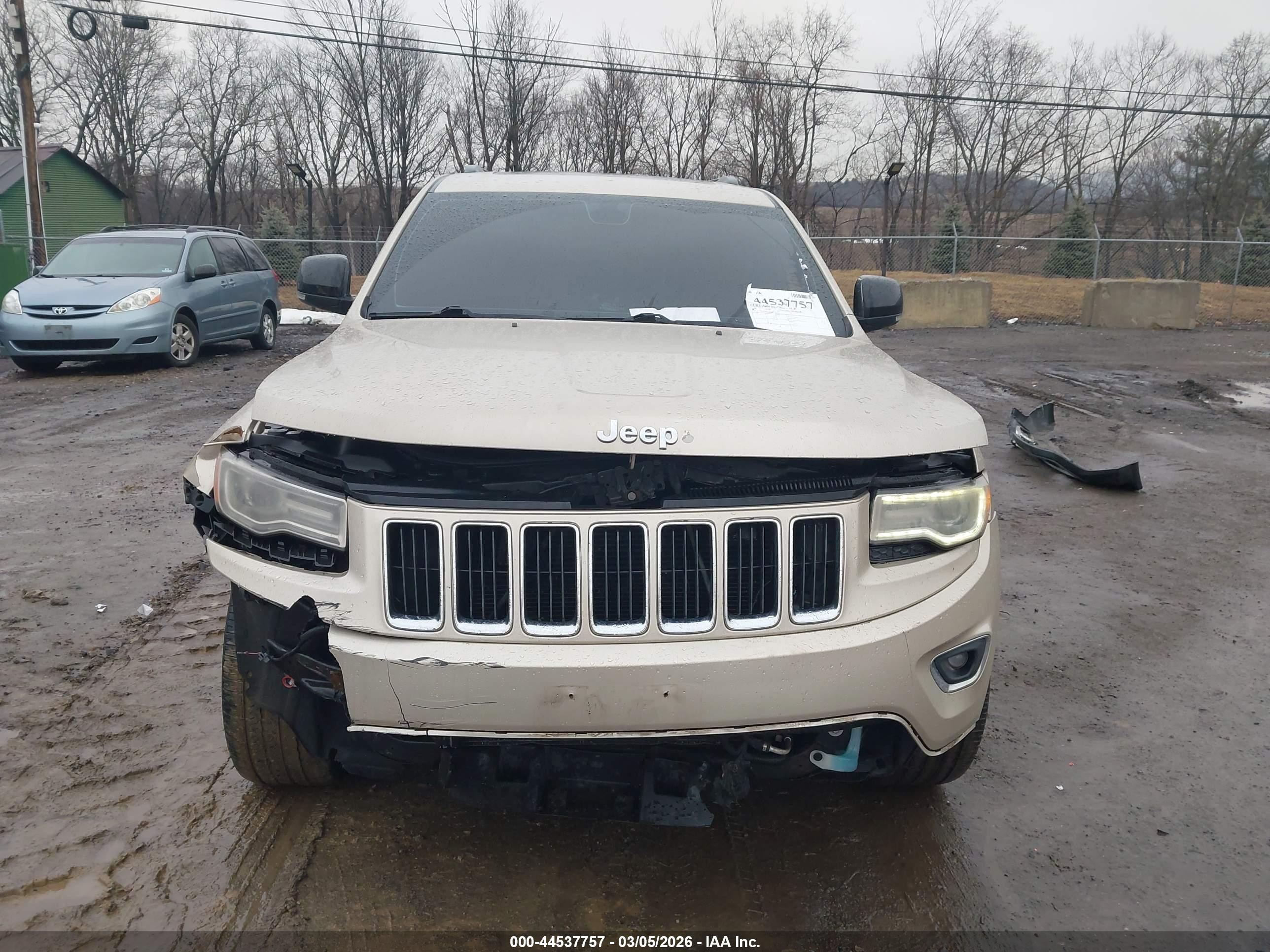 2014 Jeep Grand Cherokee Limited Cream vin: 1C4RJFBG0EC169166