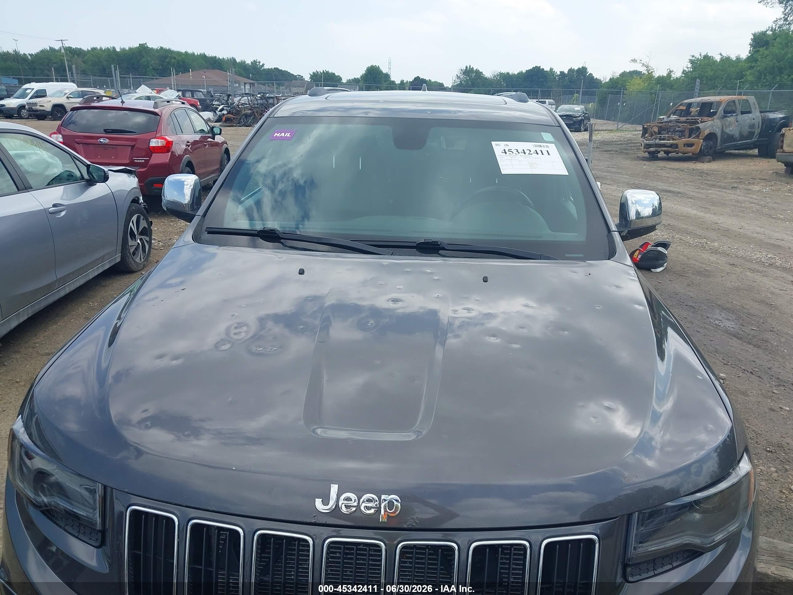 2014 Jeep Grand Cherokee Limited Gray vin: 1C4RJFBG0EC174576