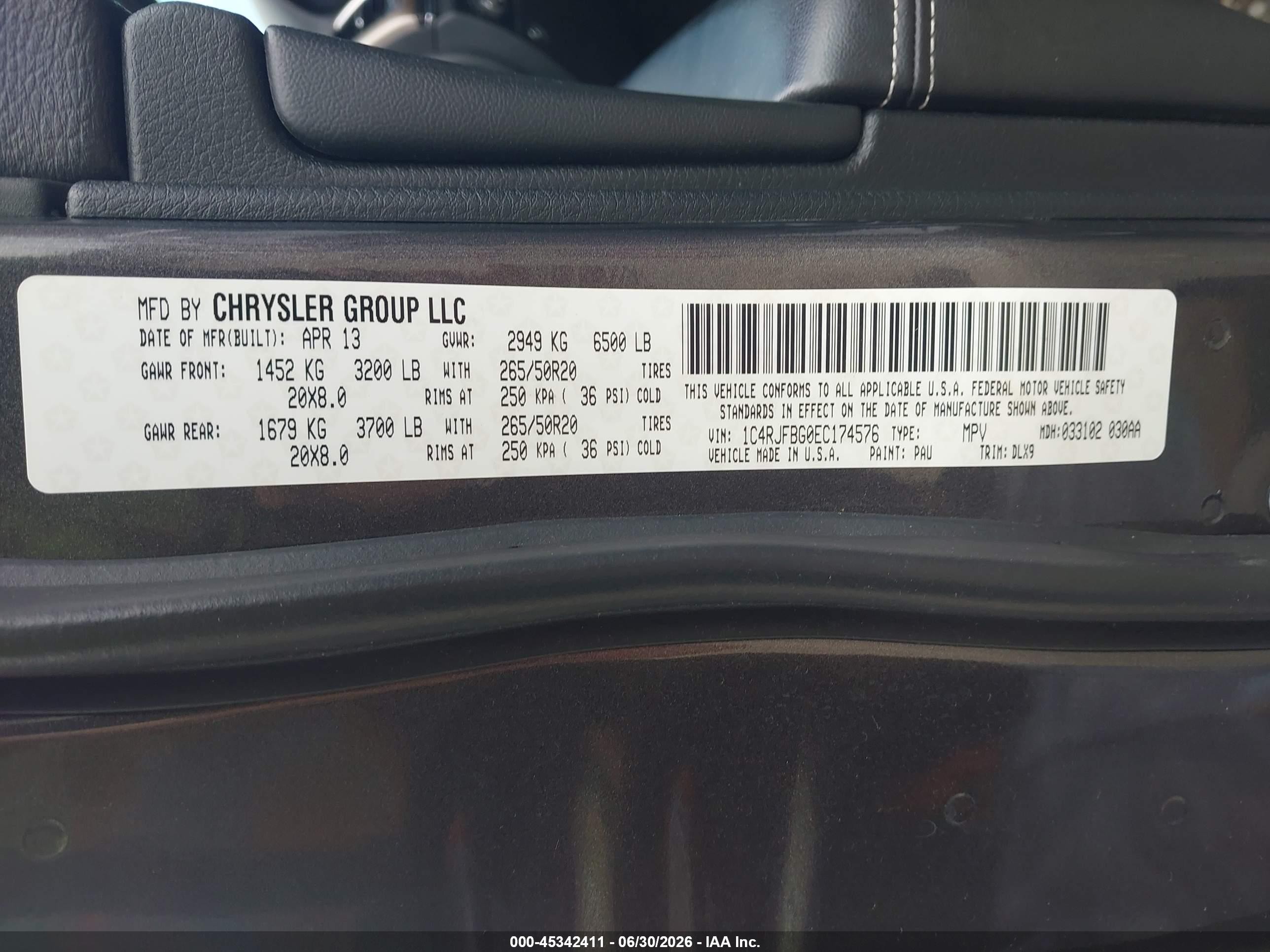 2014 Jeep Grand Cherokee Limited Gray vin: 1C4RJFBG0EC174576