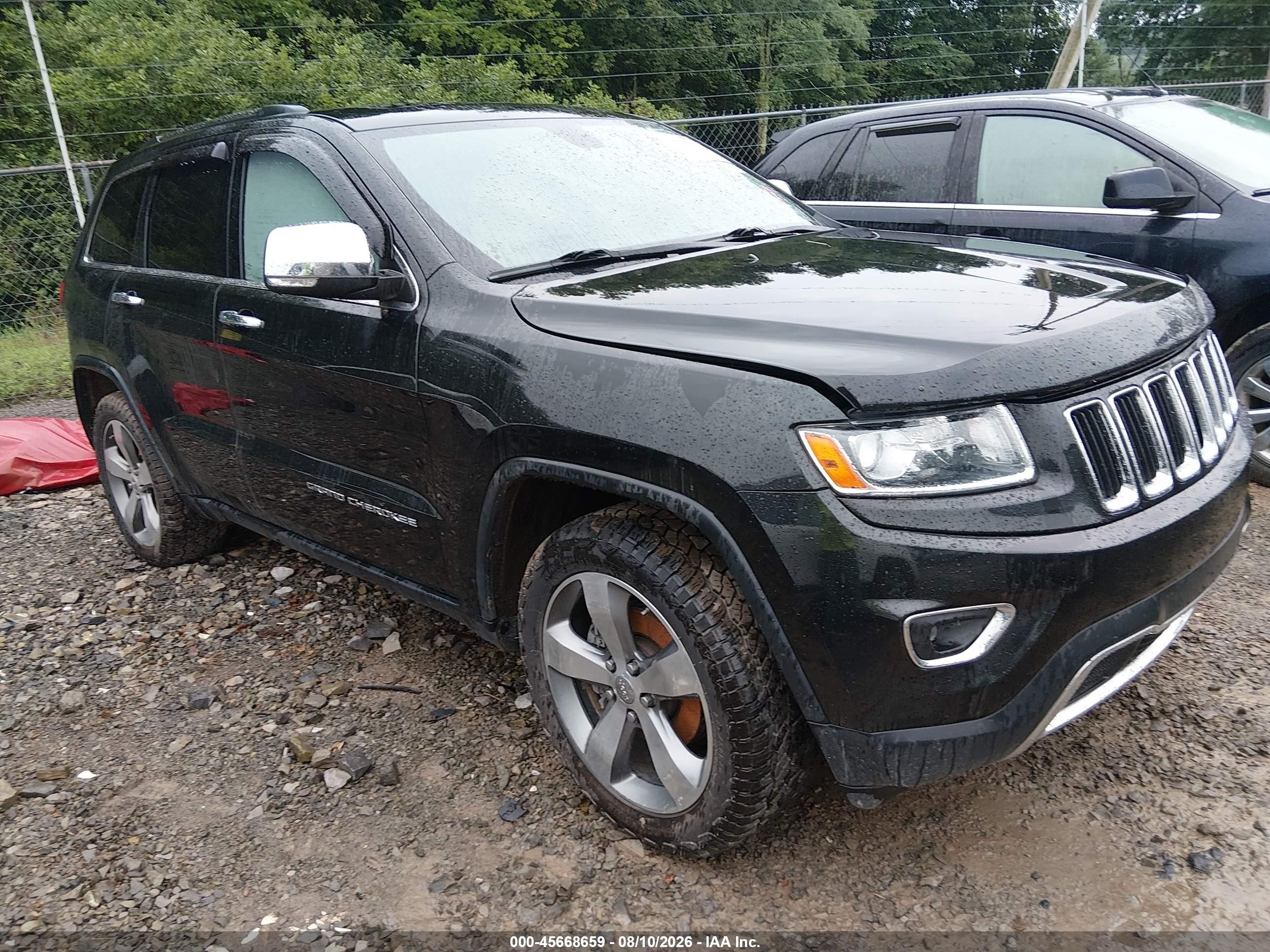 2014 Jeep Grand Cherokee Limited Black vin: 1C4RJFBG0EC196710