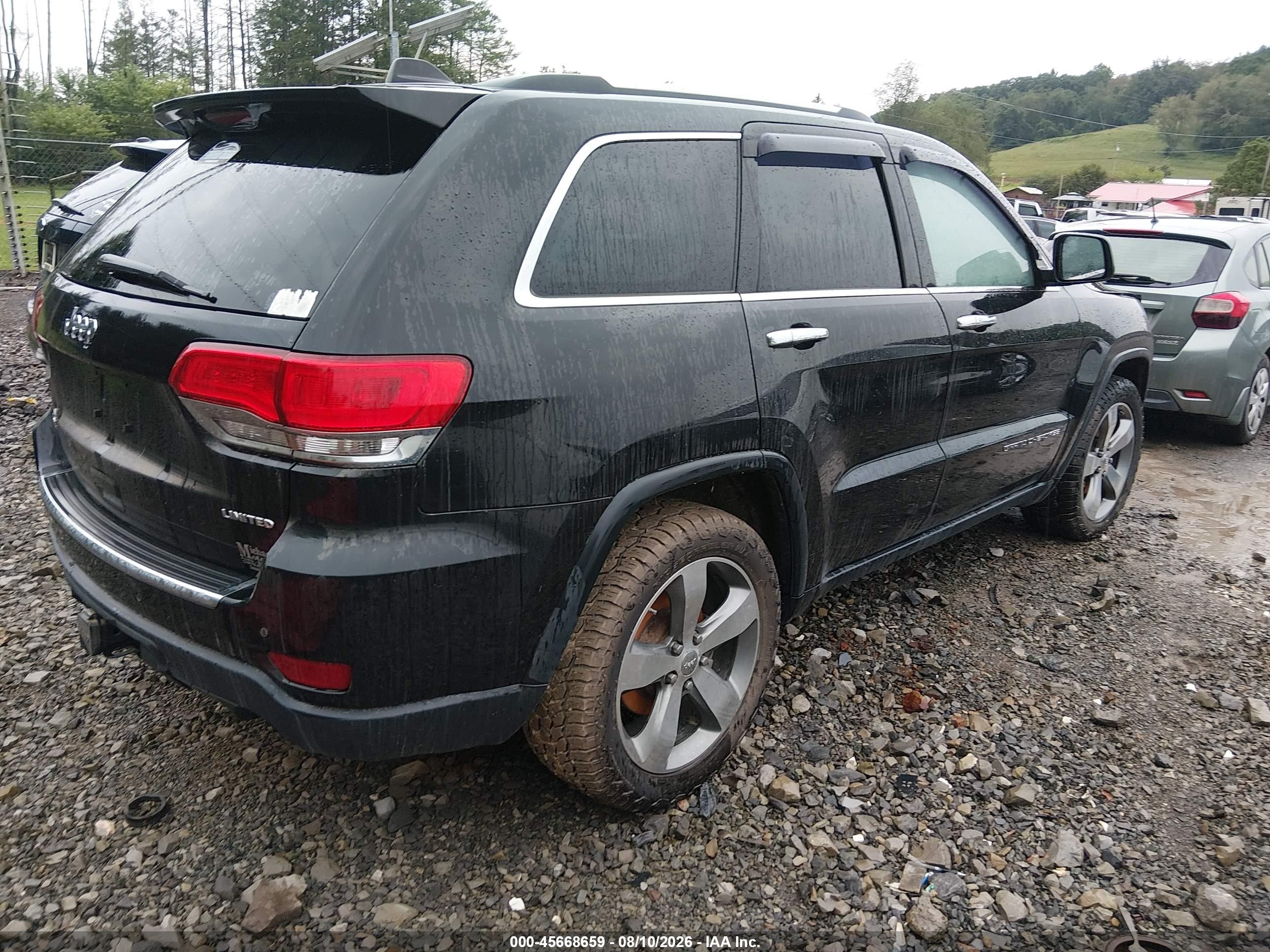 2014 Jeep Grand Cherokee Limited Черный vin: 1C4RJFBG0EC196710