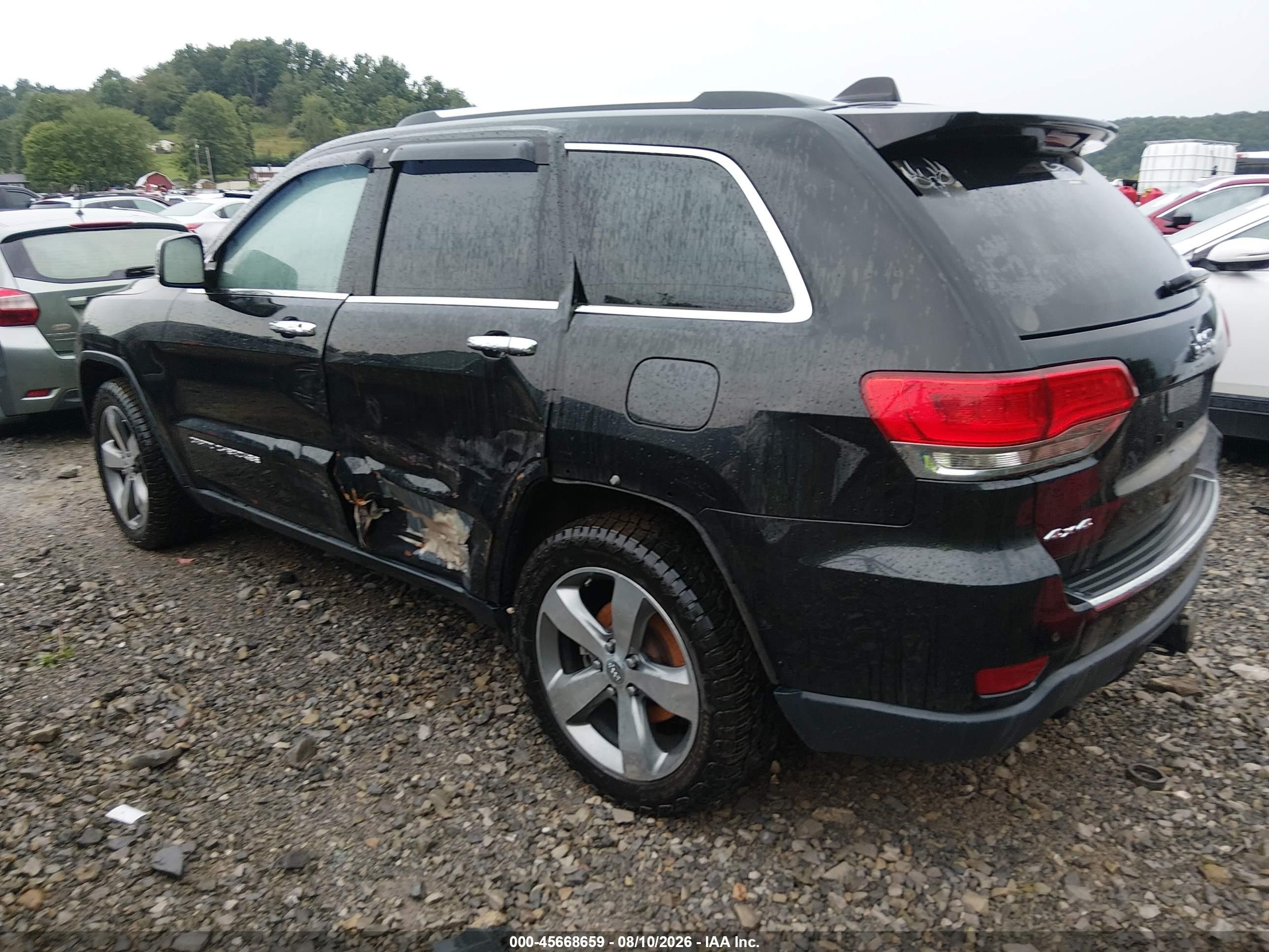 2014 Jeep Grand Cherokee Limited Черный vin: 1C4RJFBG0EC196710