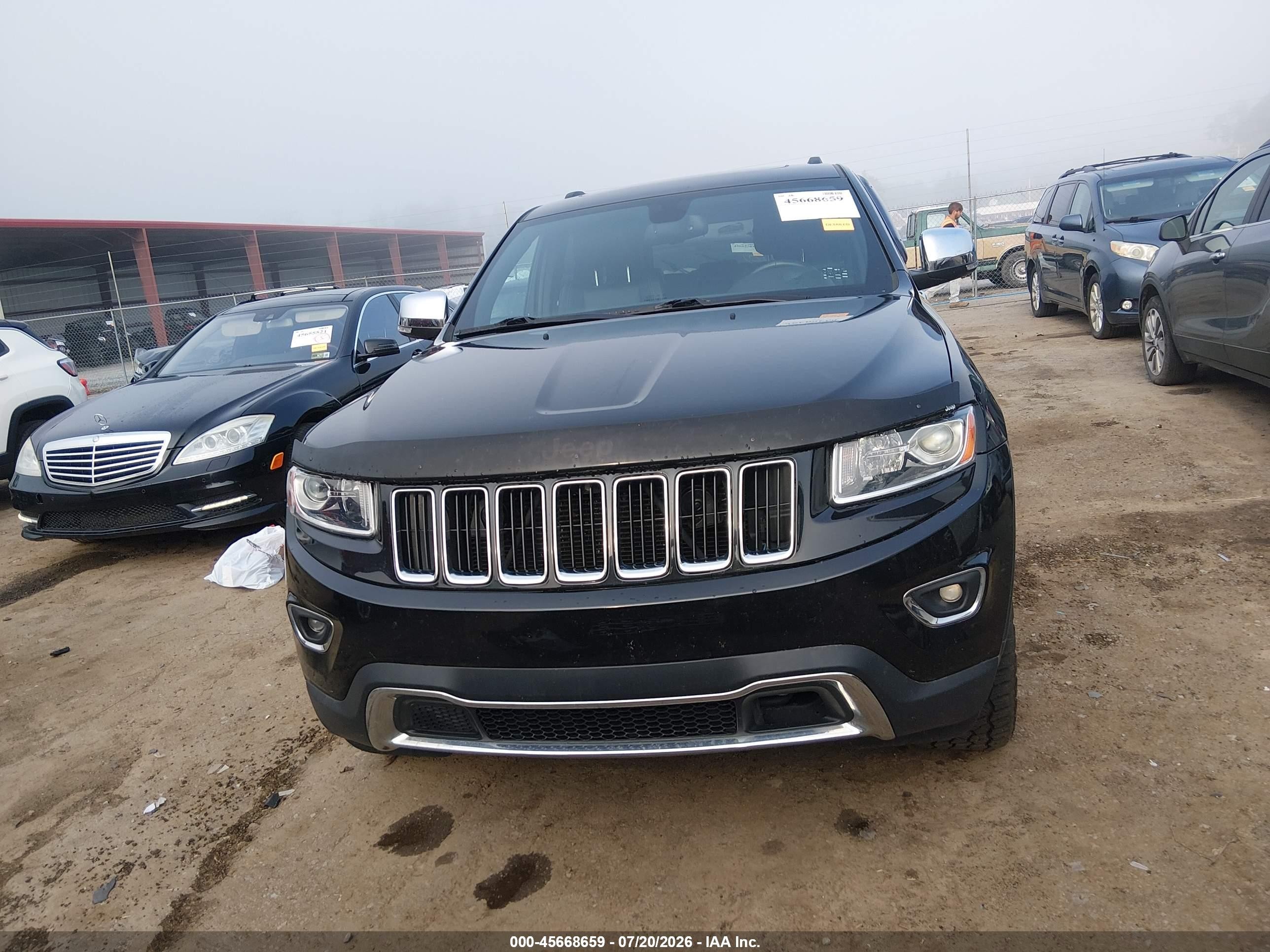 2014 Jeep Grand Cherokee Limited Черный vin: 1C4RJFBG0EC196710
