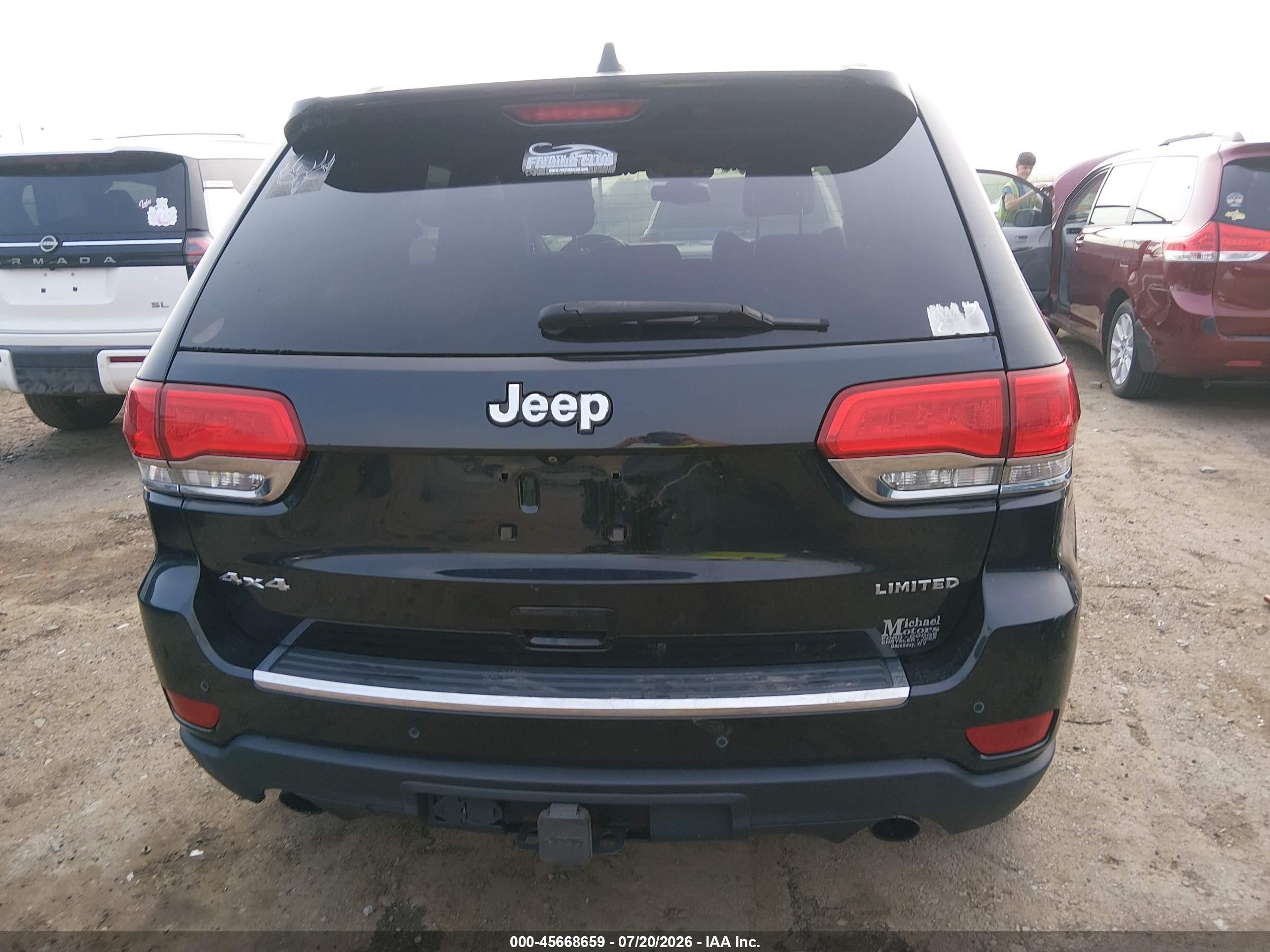 2014 Jeep Grand Cherokee Limited Черный vin: 1C4RJFBG0EC196710