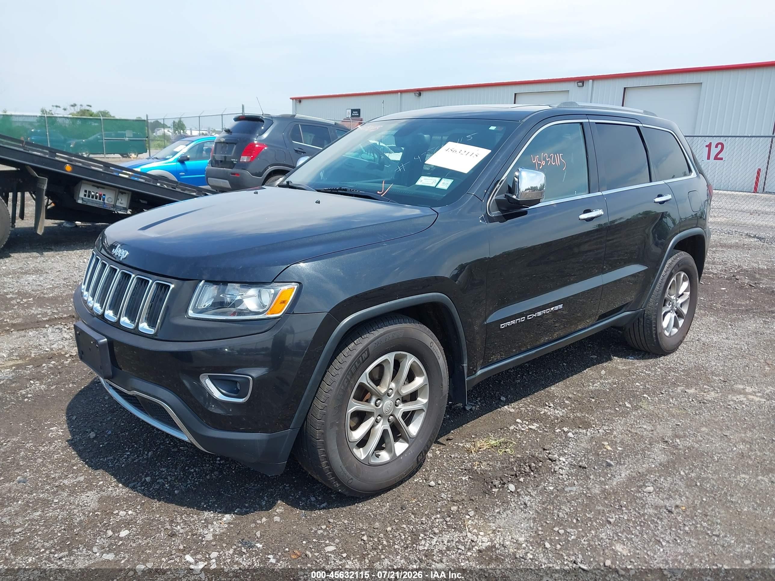 2014 Jeep Grand Cherokee Limited Black vin: 1C4RJFBG0EC220262