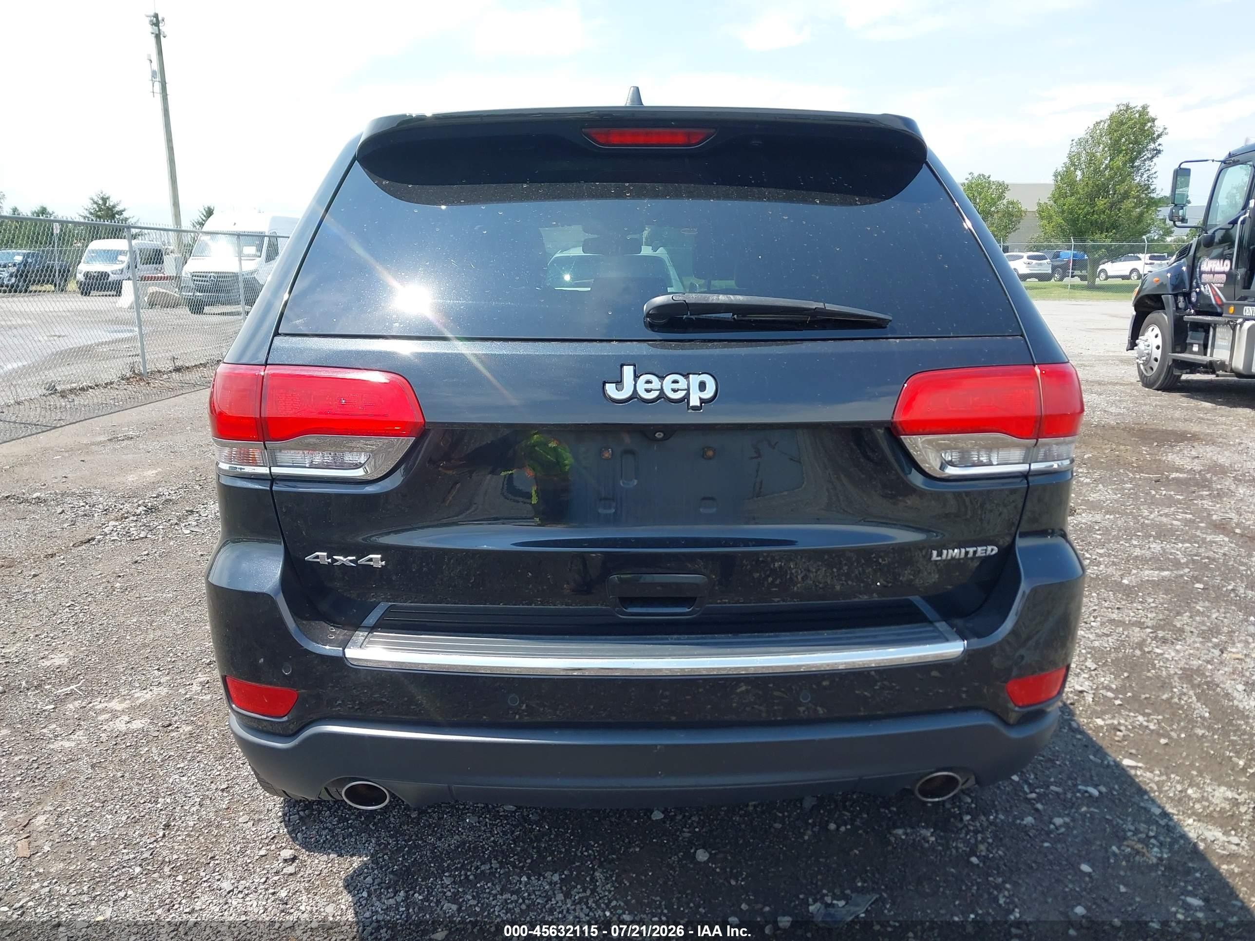 2014 Jeep Grand Cherokee Limited Black vin: 1C4RJFBG0EC220262