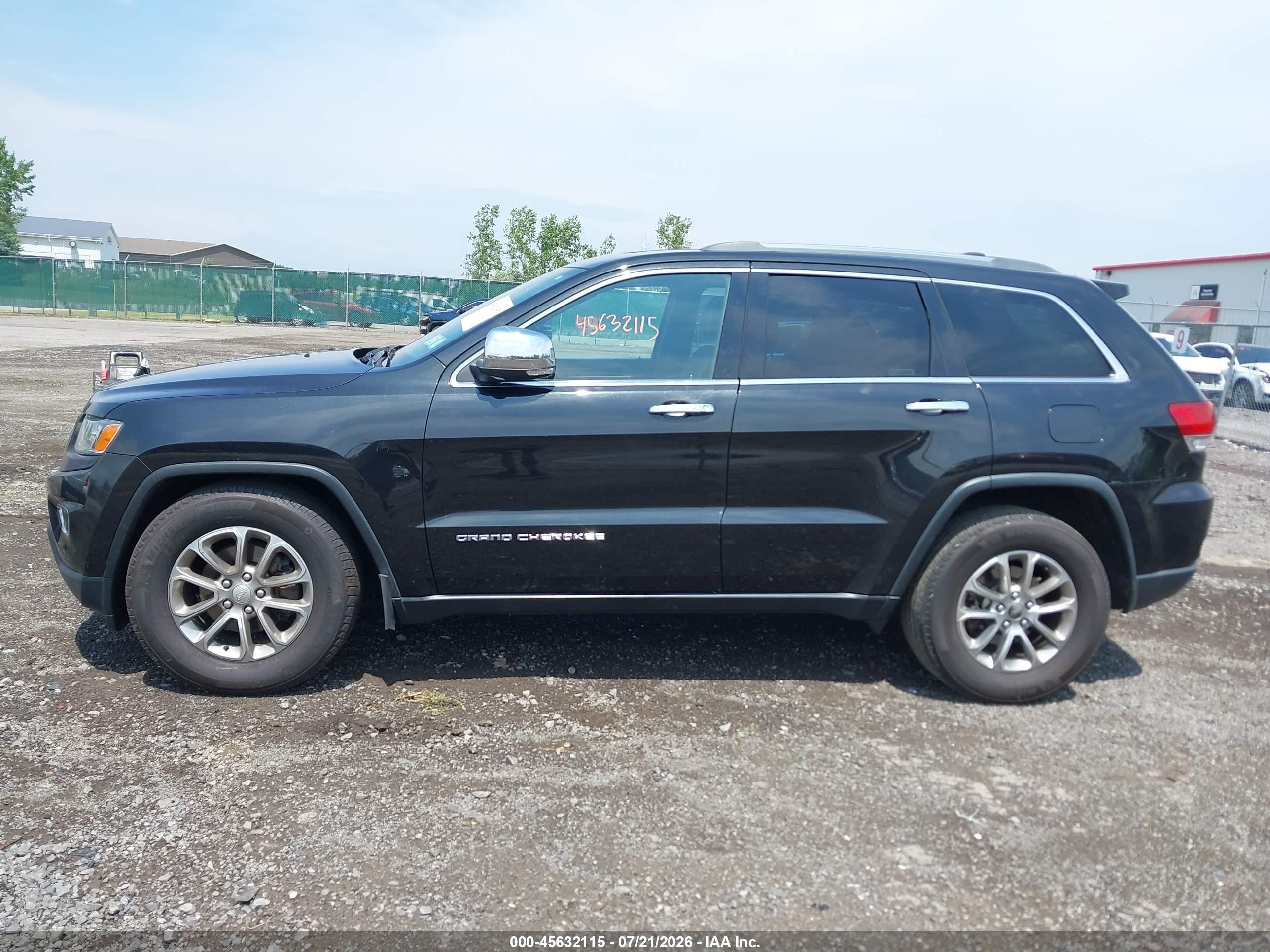 2014 Jeep Grand Cherokee Limited Black vin: 1C4RJFBG0EC220262