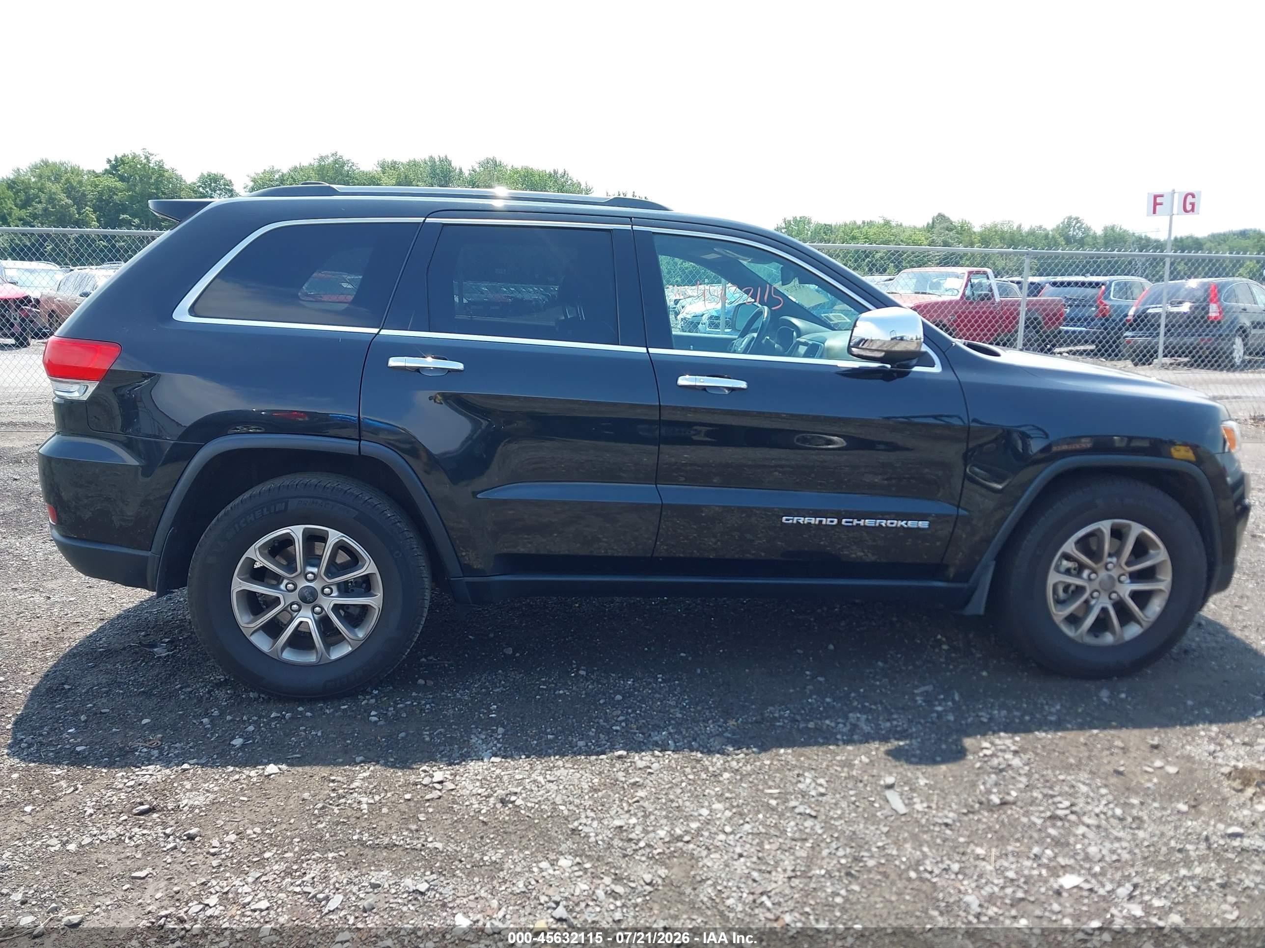 2014 Jeep Grand Cherokee Limited Black vin: 1C4RJFBG0EC220262