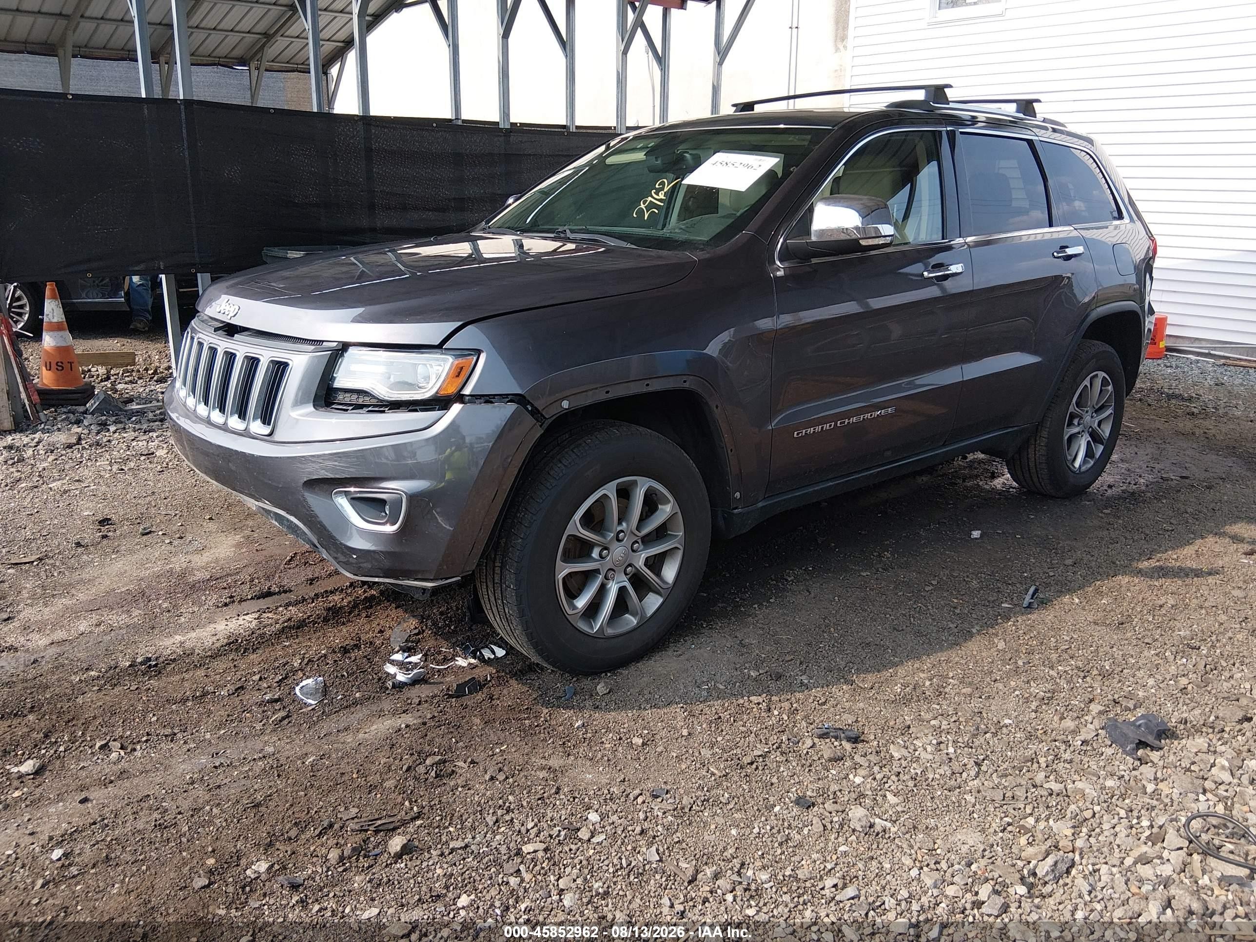 2014 Jeep Grand Cherokee Limited Gray vin: 1C4RJFBG0EC232041