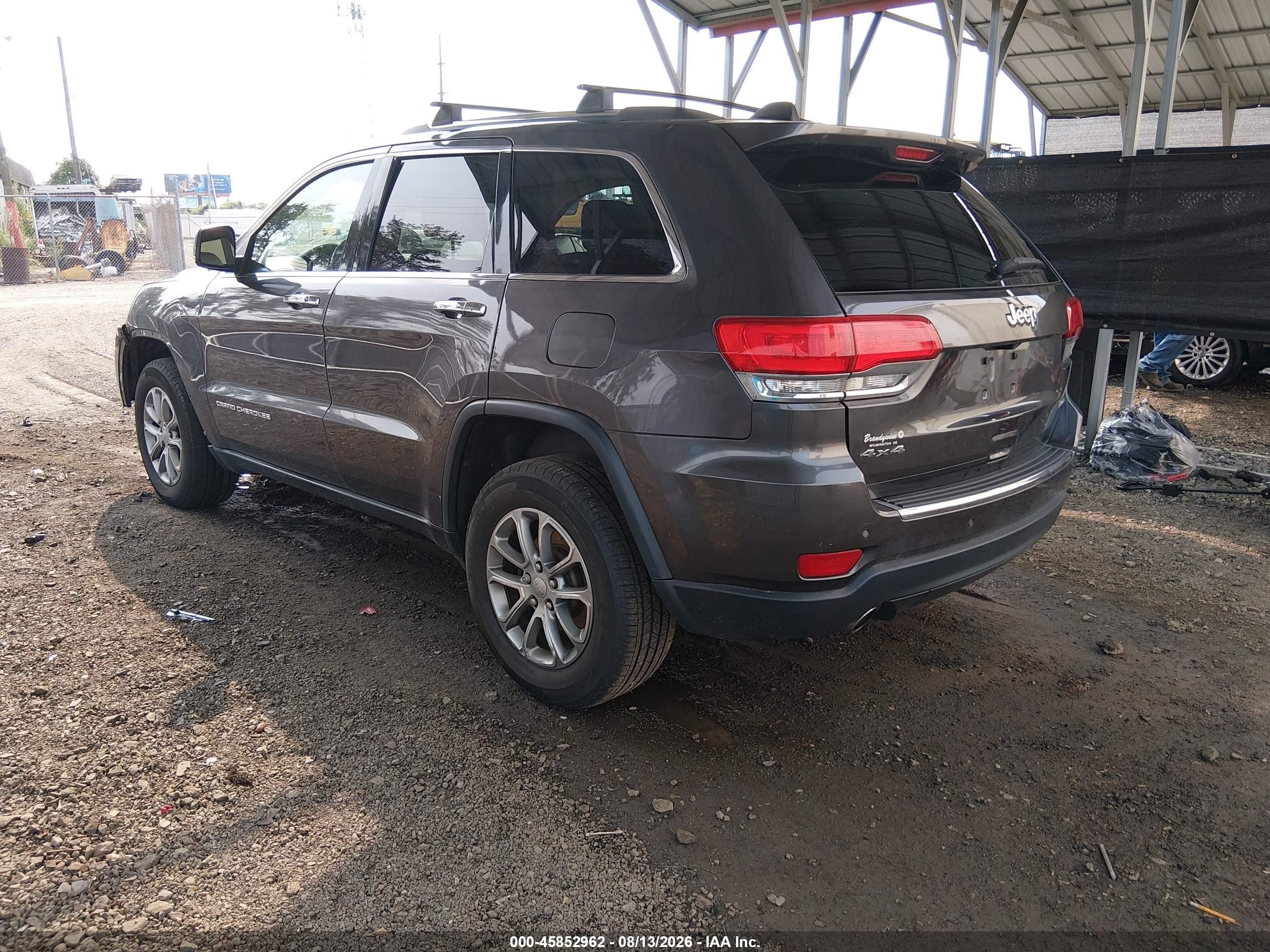 2014 Jeep Grand Cherokee Limited Gray vin: 1C4RJFBG0EC232041