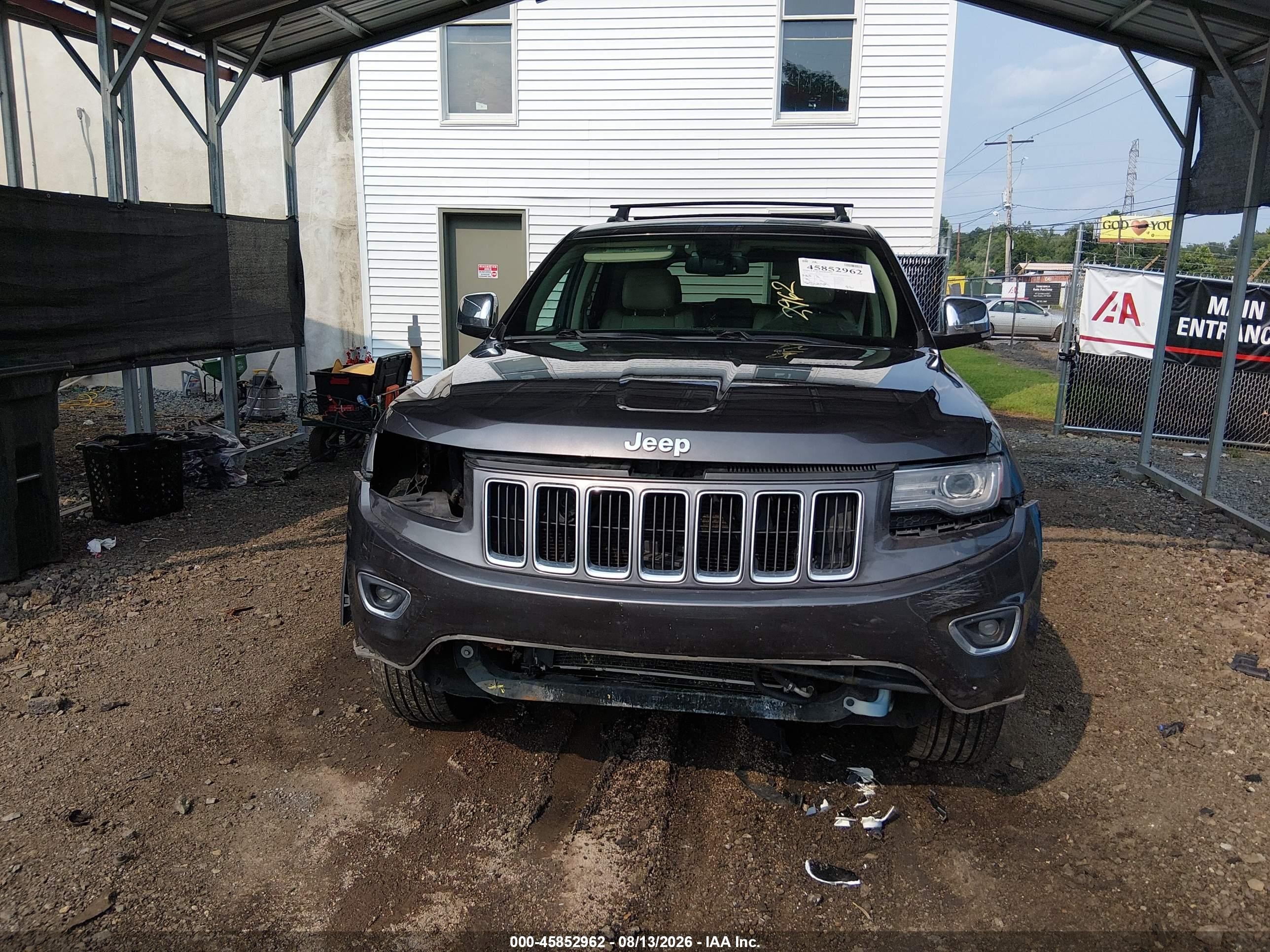 2014 Jeep Grand Cherokee Limited Gray vin: 1C4RJFBG0EC232041