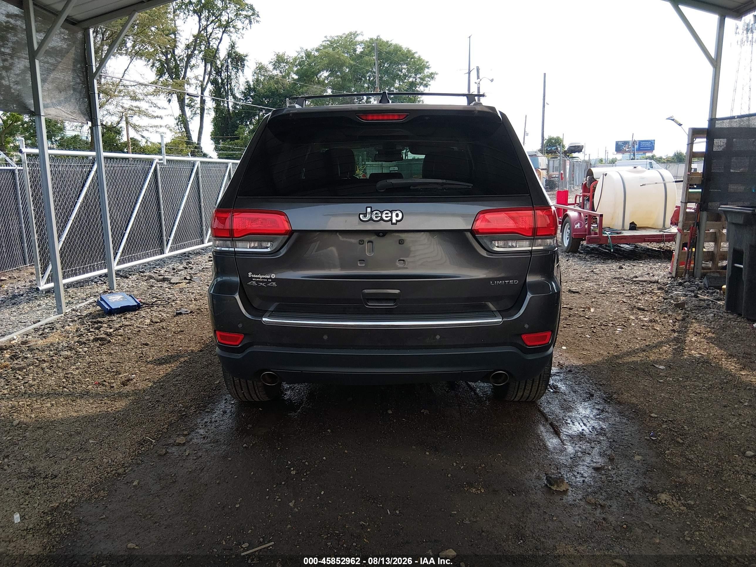 2014 Jeep Grand Cherokee Limited Gray vin: 1C4RJFBG0EC232041