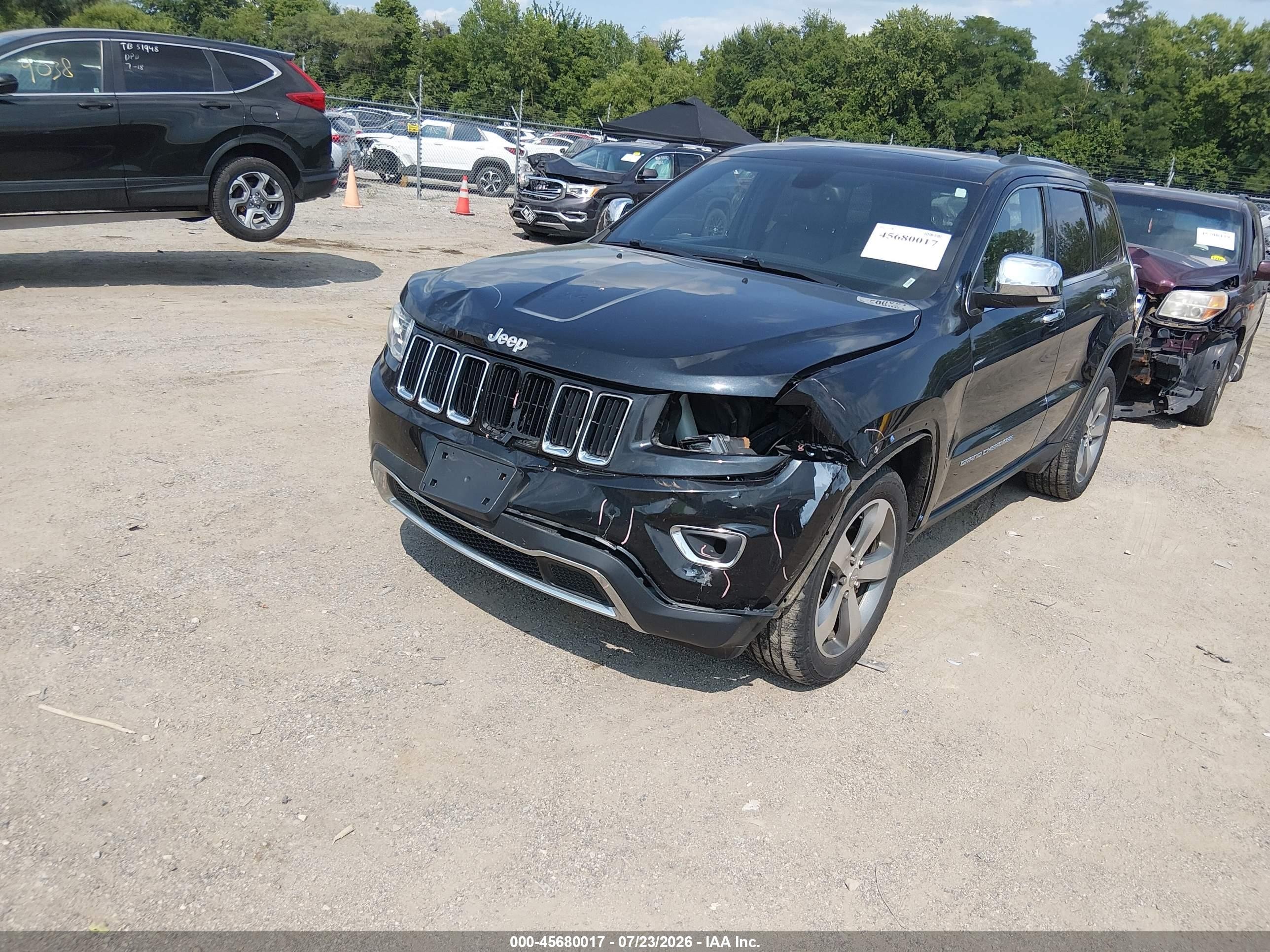 2014 Jeep Grand Cherokee Limited Black vin: 1C4RJFBG0EC236641