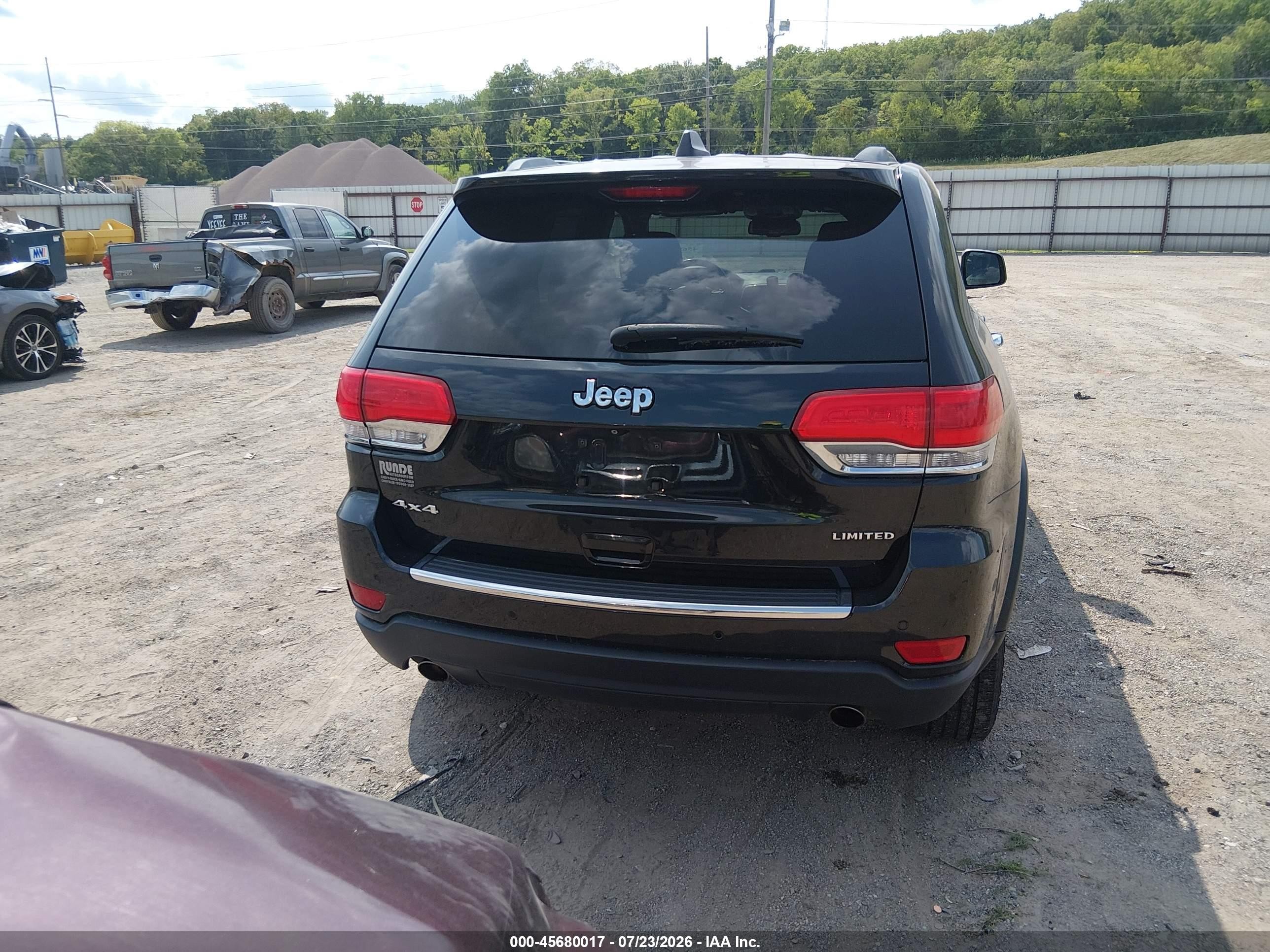 2014 Jeep Grand Cherokee Limited Black vin: 1C4RJFBG0EC236641
