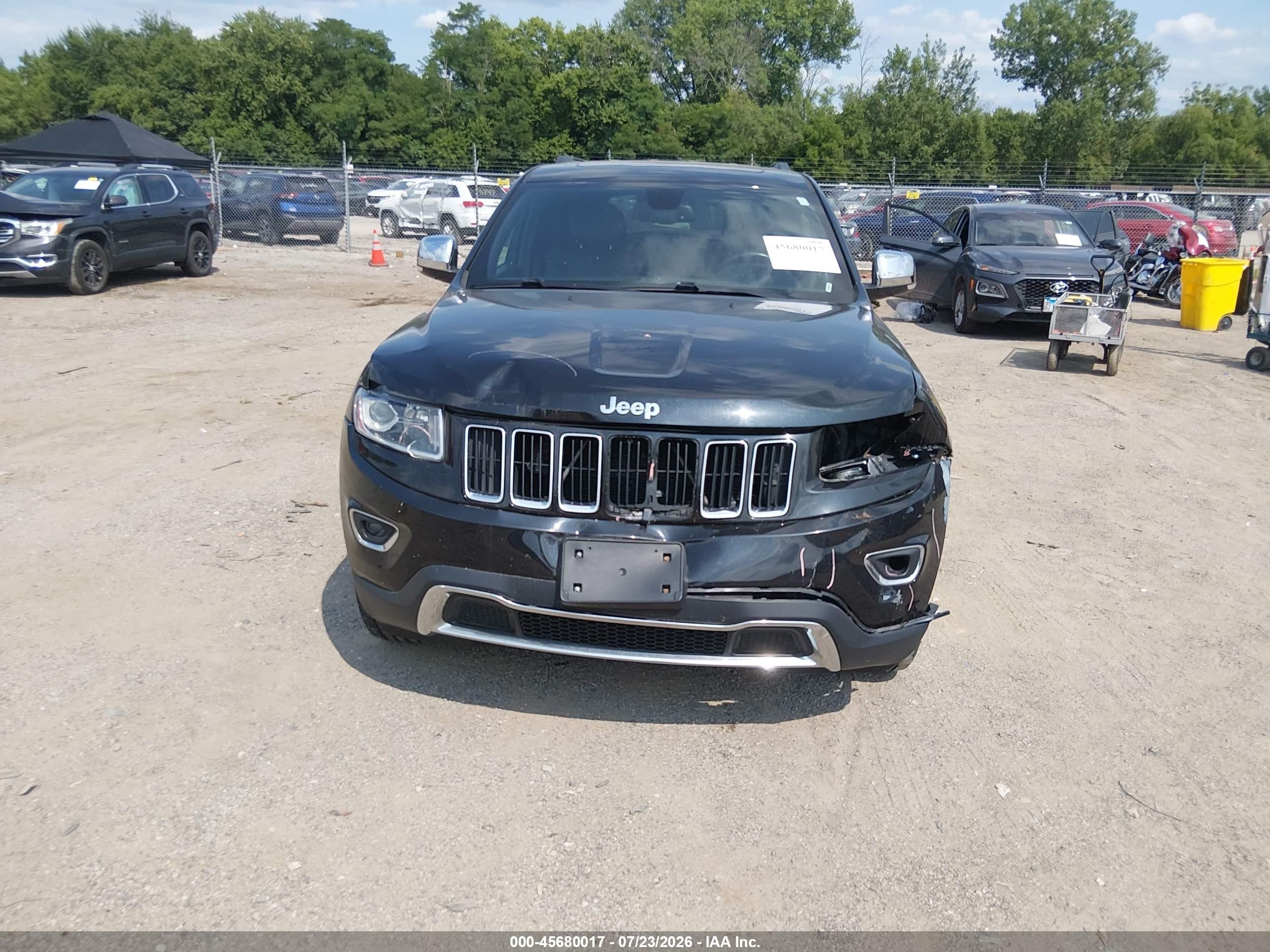 2014 Jeep Grand Cherokee Limited Black vin: 1C4RJFBG0EC236641