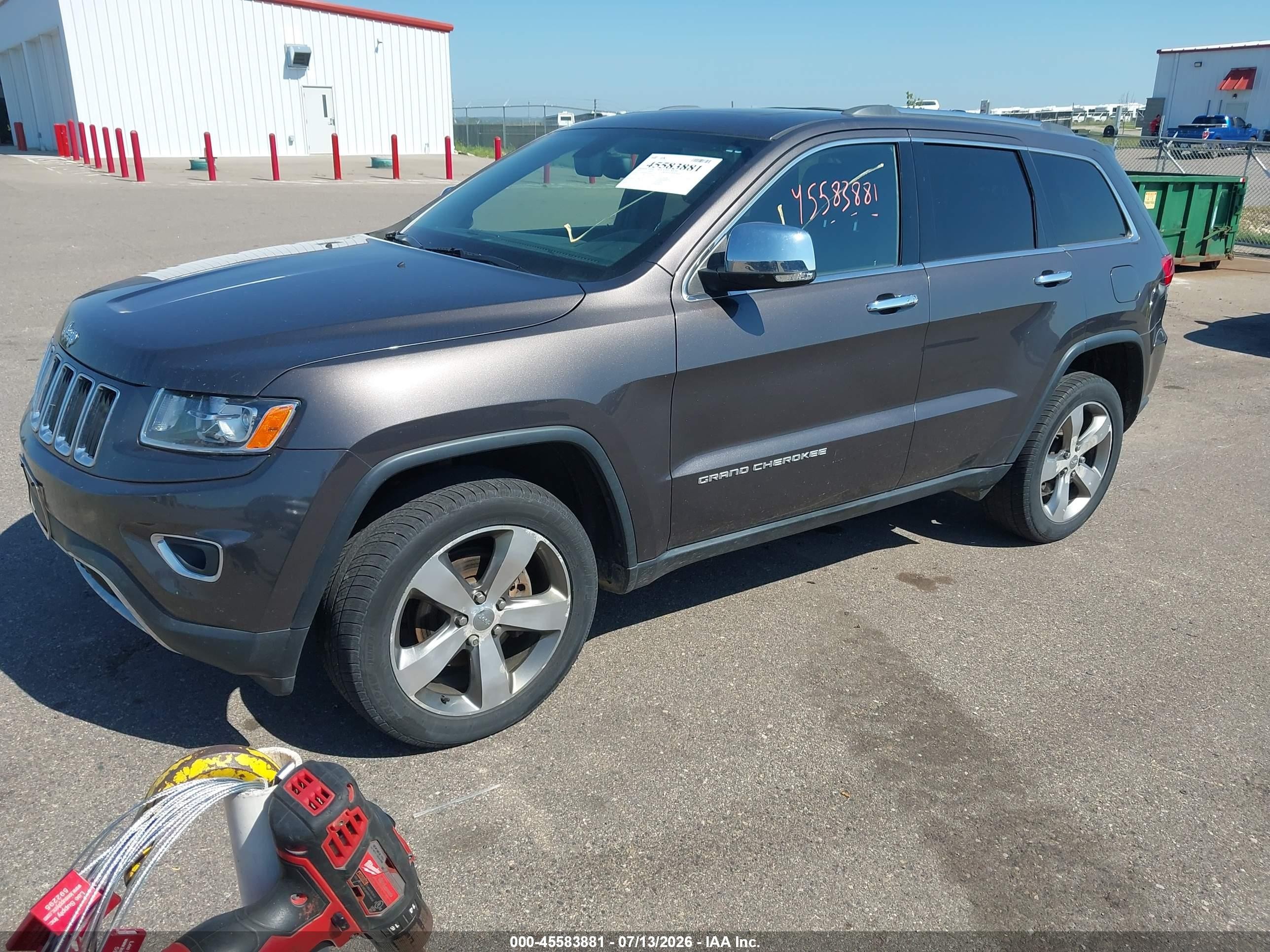 2014 Jeep Grand Cherokee Limited Gray vin: 1C4RJFBG0EC246439