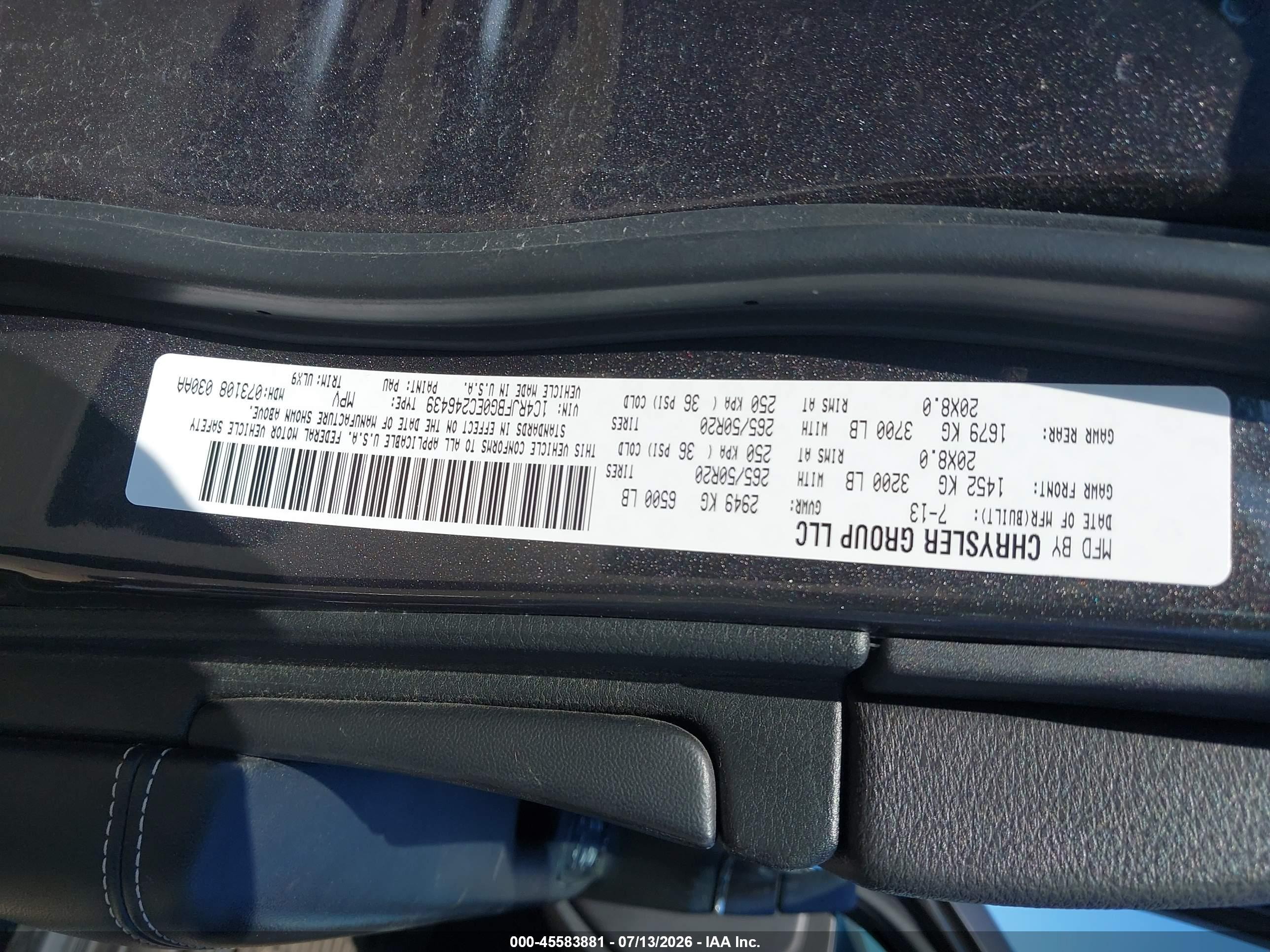 2014 Jeep Grand Cherokee Limited Gray vin: 1C4RJFBG0EC246439
