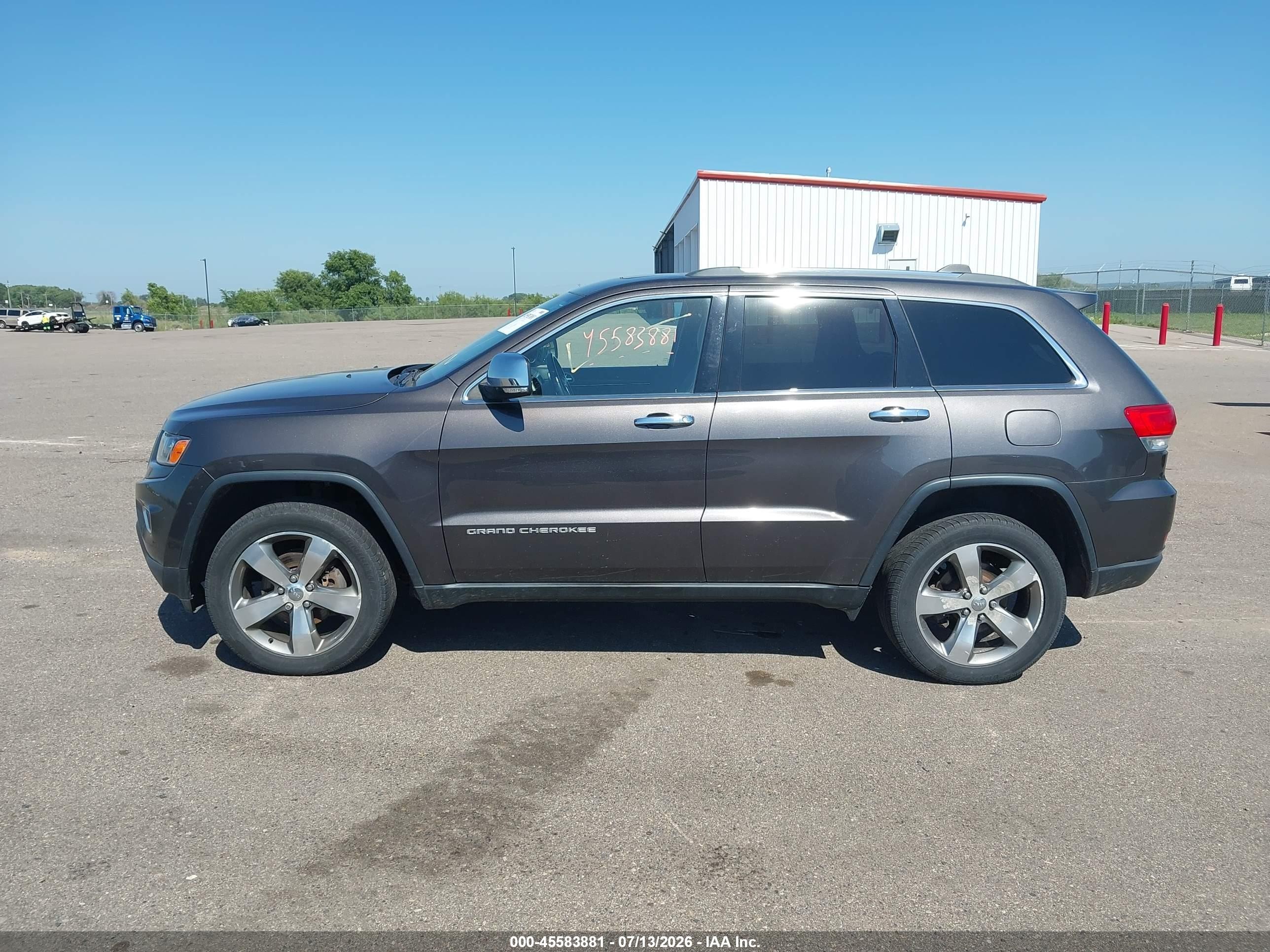 2014 Jeep Grand Cherokee Limited Gray vin: 1C4RJFBG0EC246439