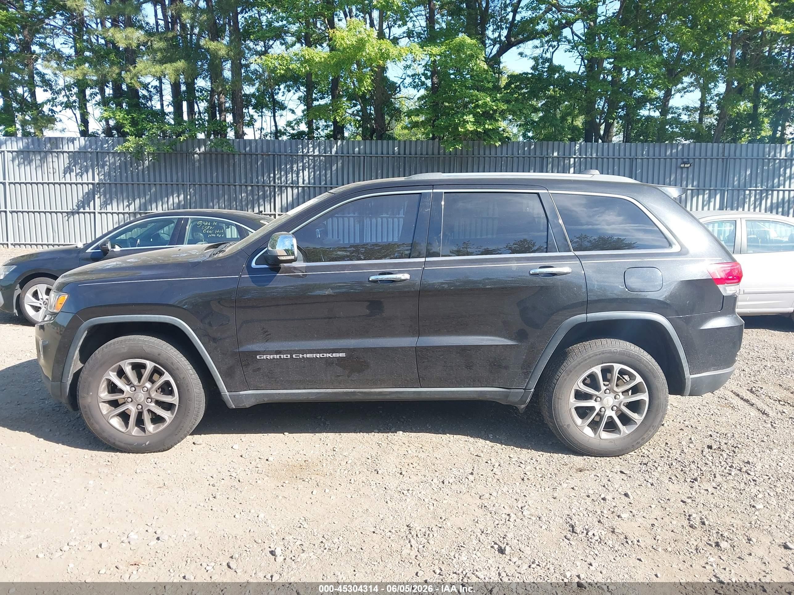 2014 Jeep Grand Cherokee Limited Черный vin: 1C4RJFBG0EC247557