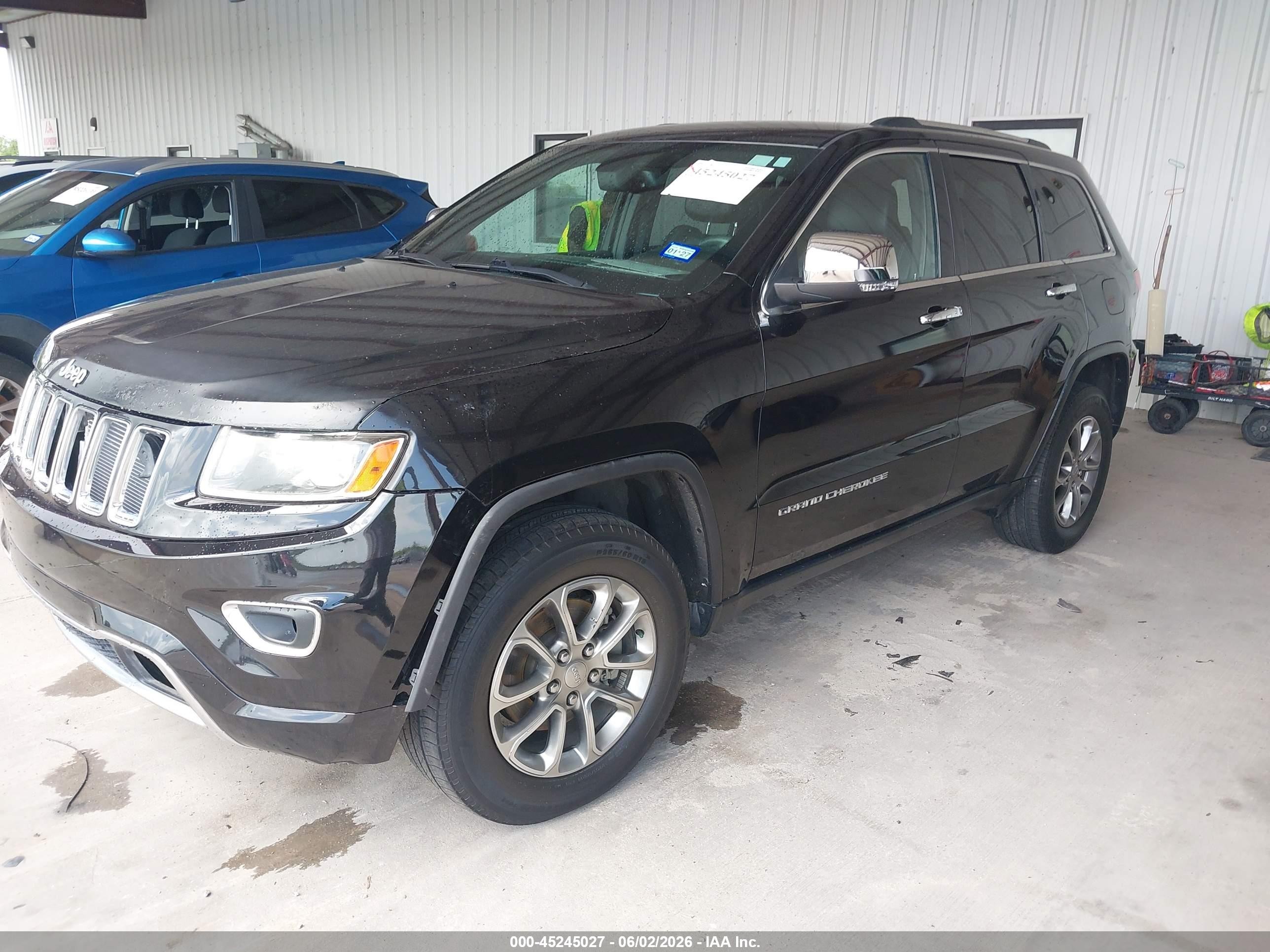 2014 Jeep Grand Cherokee Limited Black vin: 1C4RJFBG0EC268585