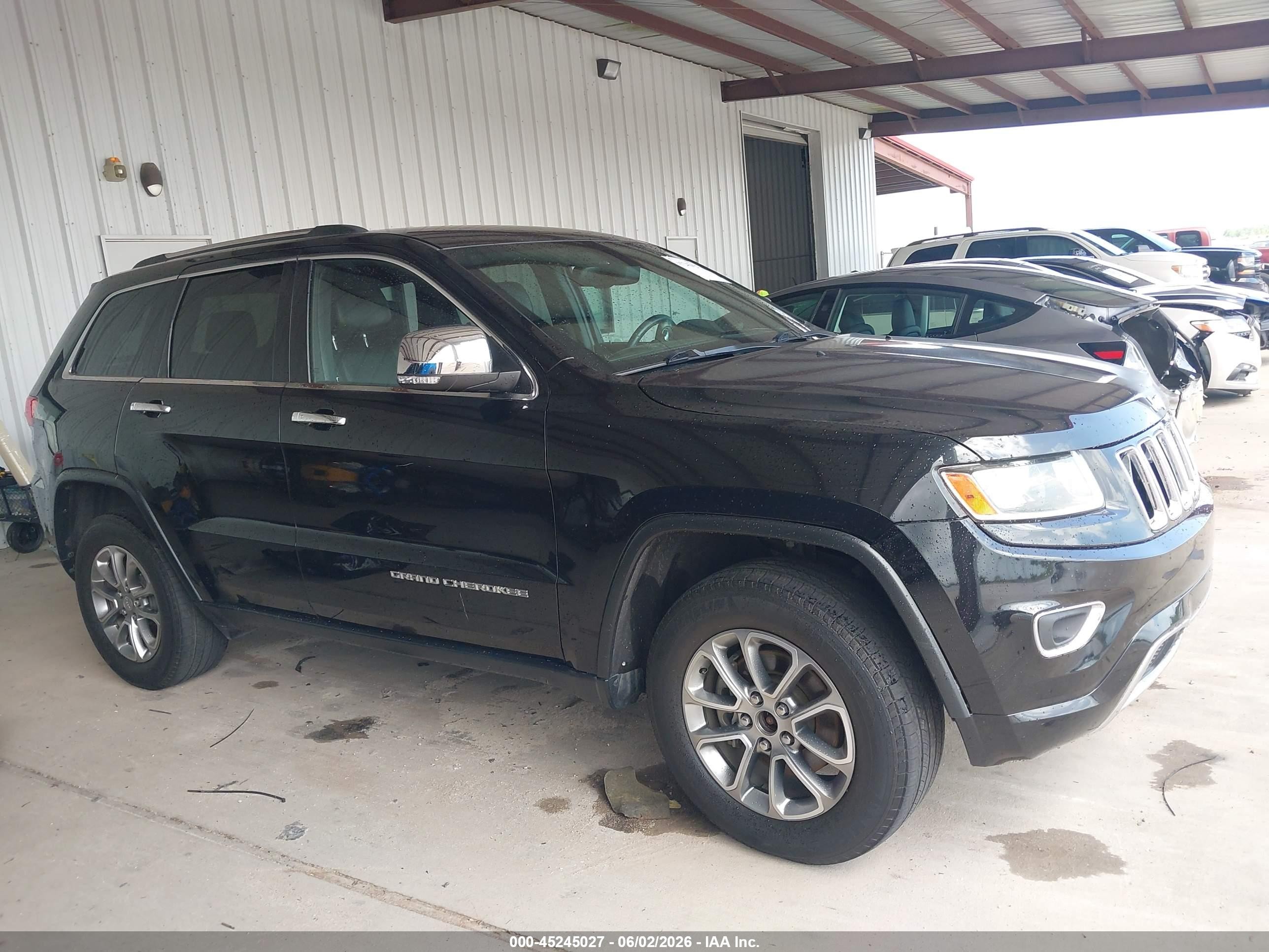 2014 Jeep Grand Cherokee Limited Black vin: 1C4RJFBG0EC268585
