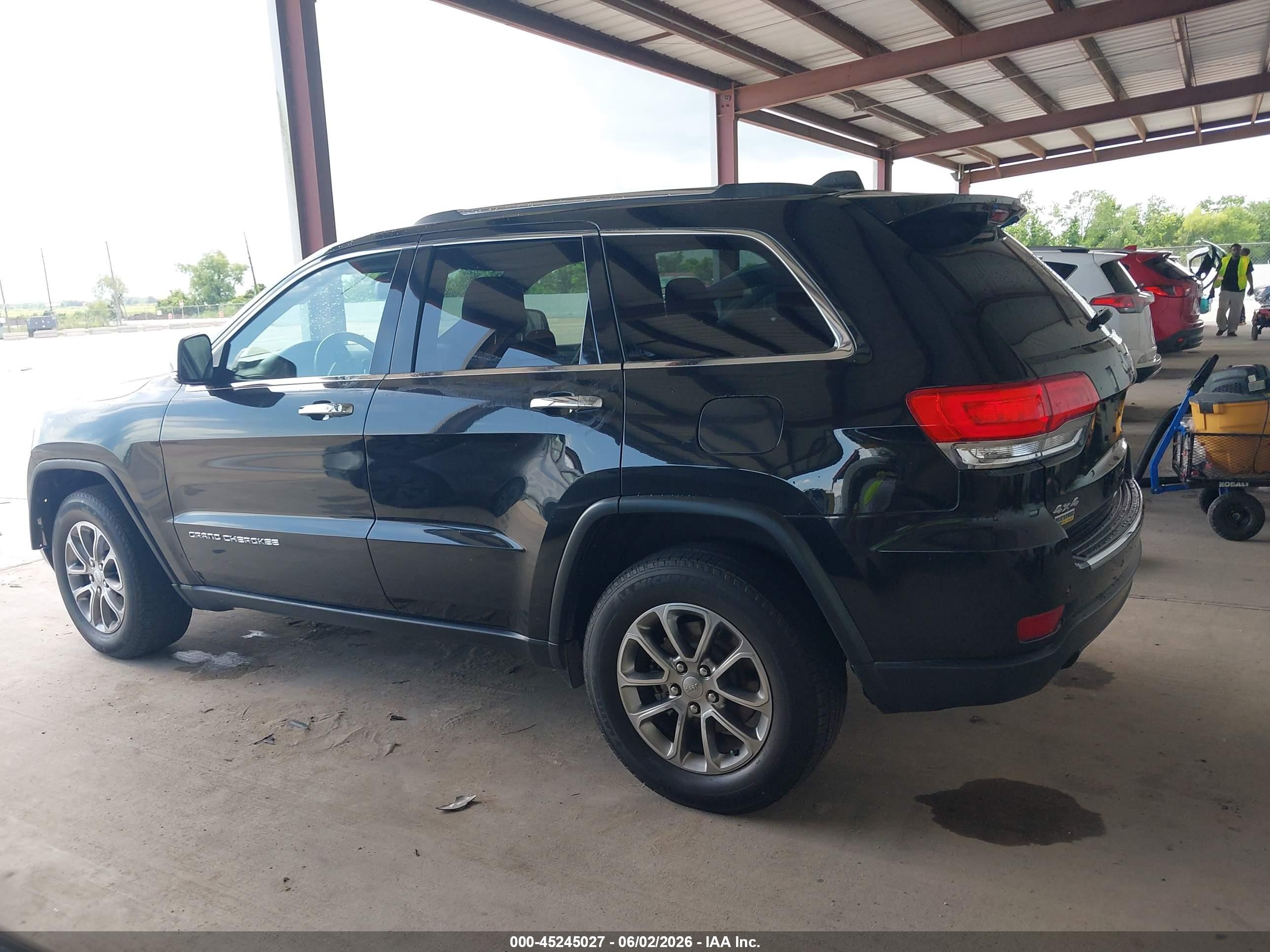 2014 Jeep Grand Cherokee Limited Black vin: 1C4RJFBG0EC268585