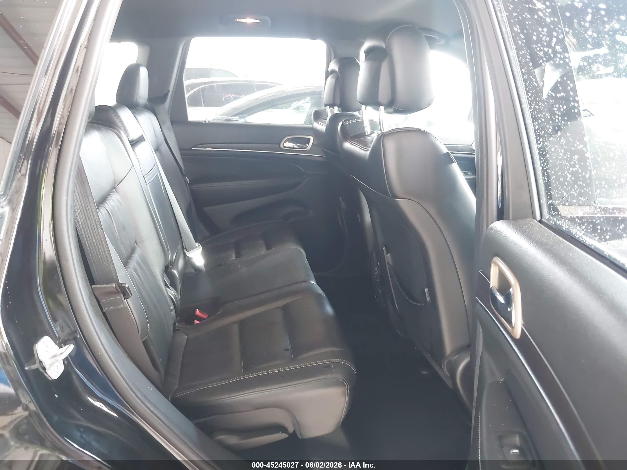 2014 Jeep Grand Cherokee Limited Black vin: 1C4RJFBG0EC268585