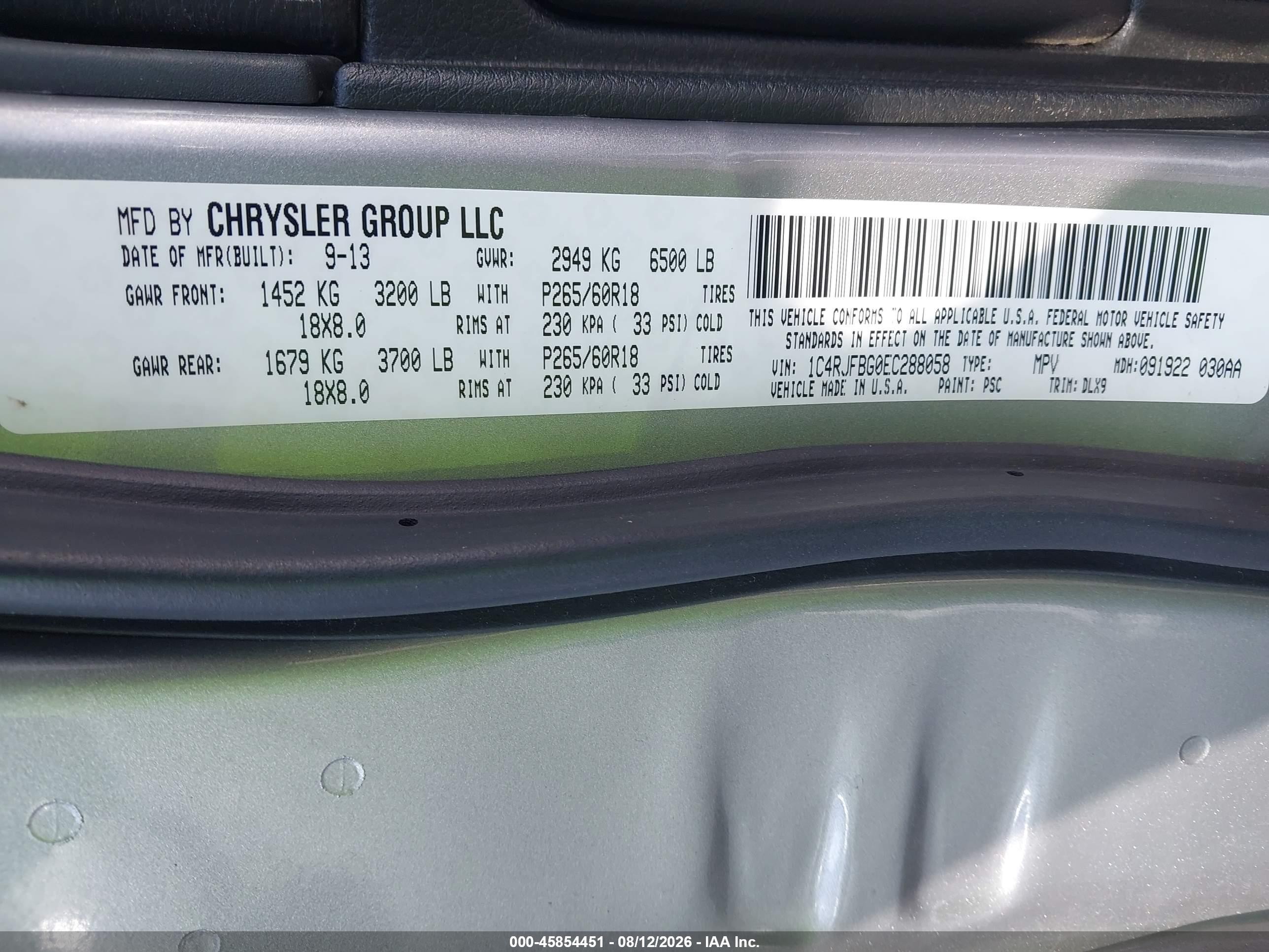 2014 Jeep Grand Cherokee Limited Silver vin: 1C4RJFBG0EC288058