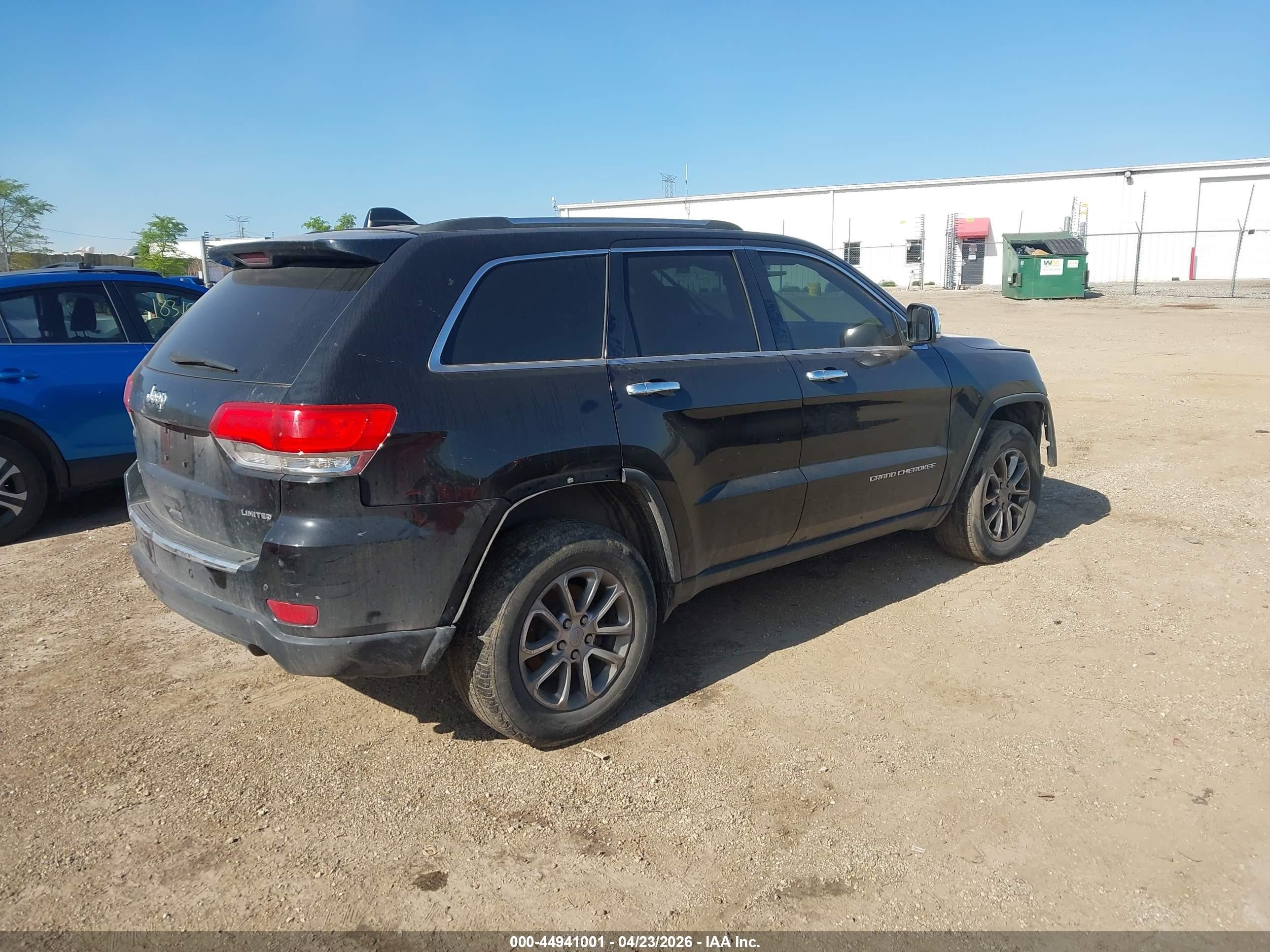 2014 Jeep Grand Cherokee Limited Black vin: 1C4RJFBG0EC294846