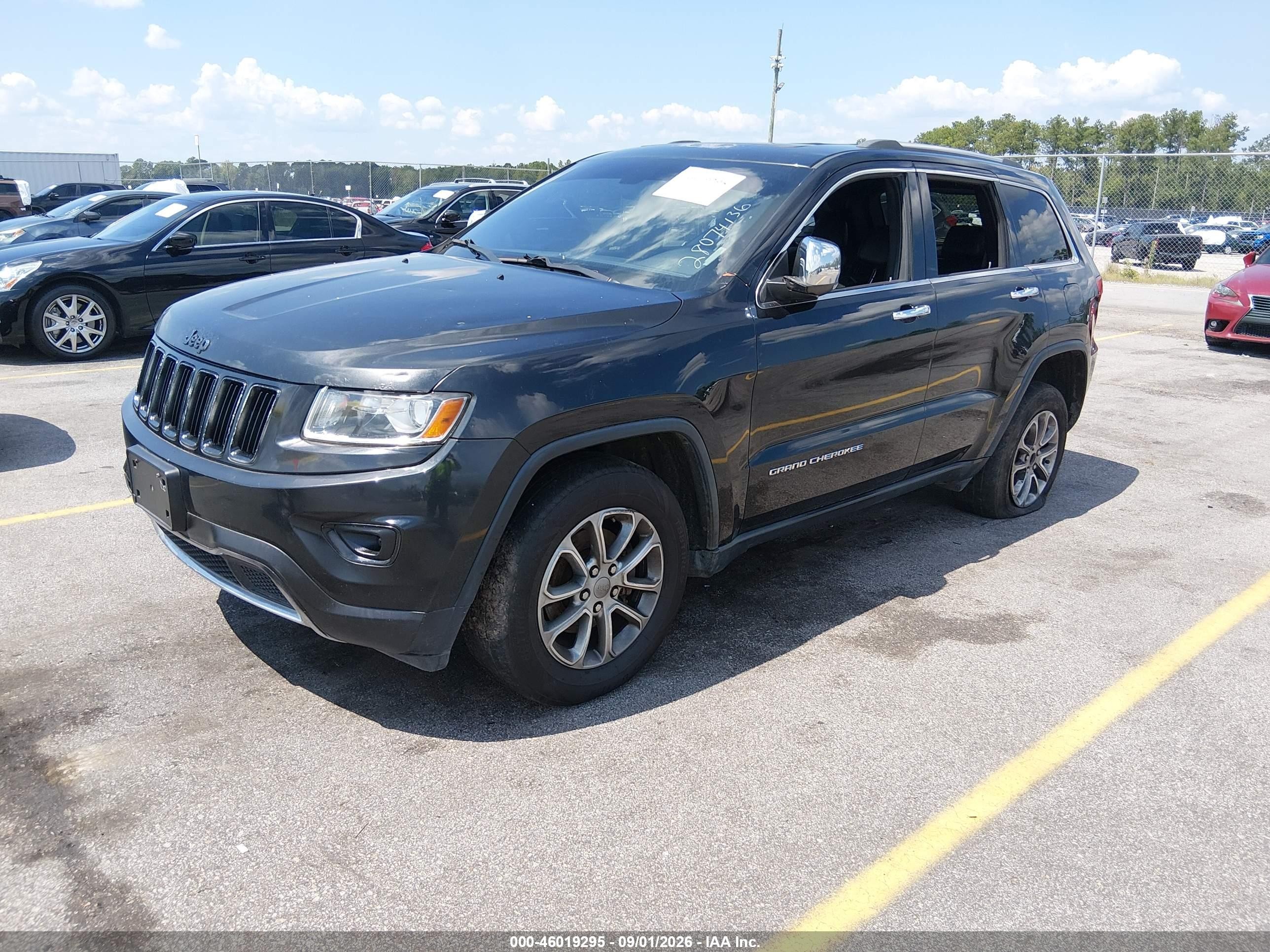 2014 Jeep Grand Cherokee Limited Black vin: 1C4RJFBG0EC298752