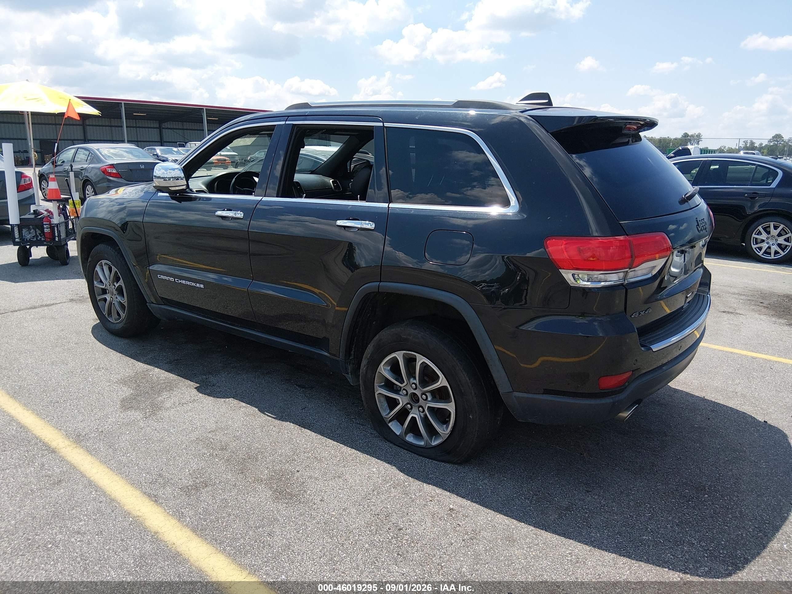 2014 Jeep Grand Cherokee Limited Black vin: 1C4RJFBG0EC298752