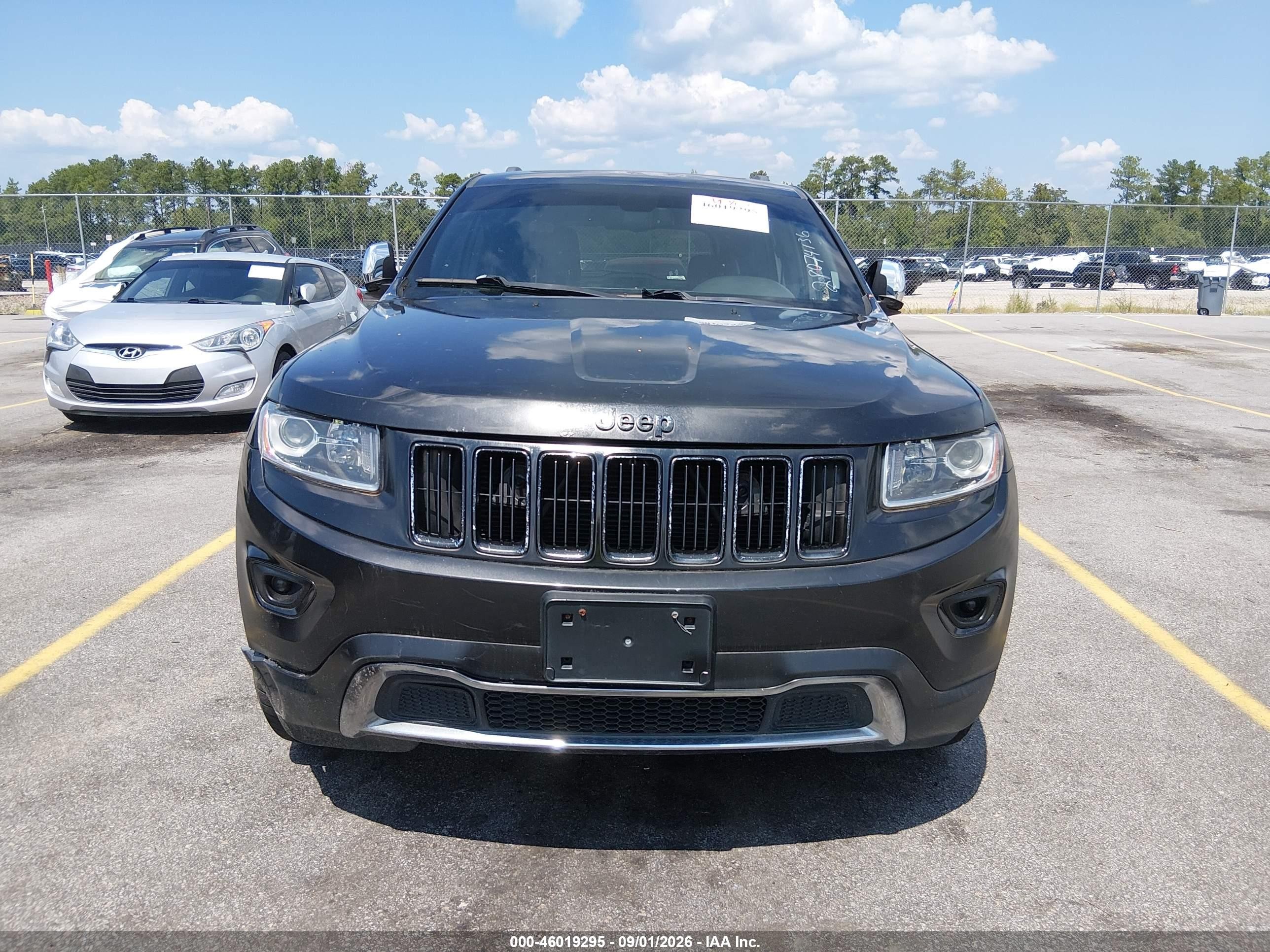 2014 Jeep Grand Cherokee Limited Black vin: 1C4RJFBG0EC298752