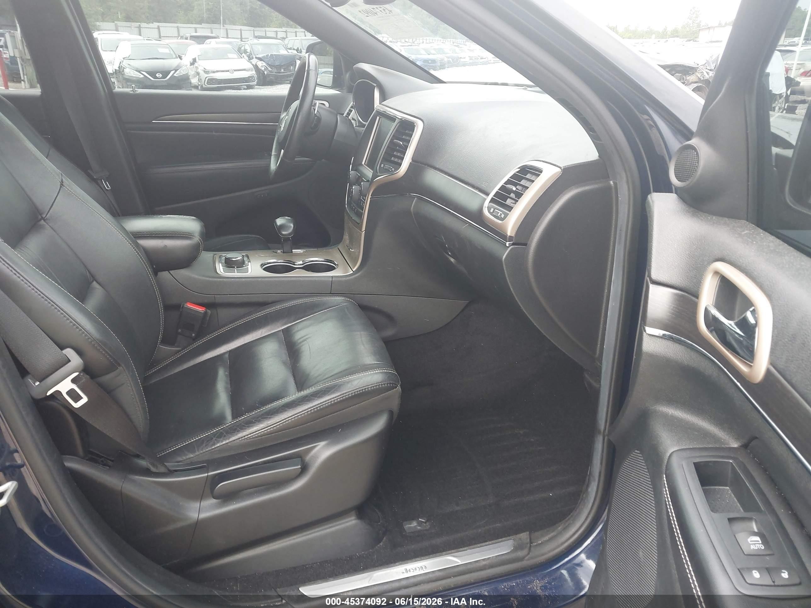 2014 Jeep Grand Cherokee Limited Blue vin: 1C4RJFBG0EC334844