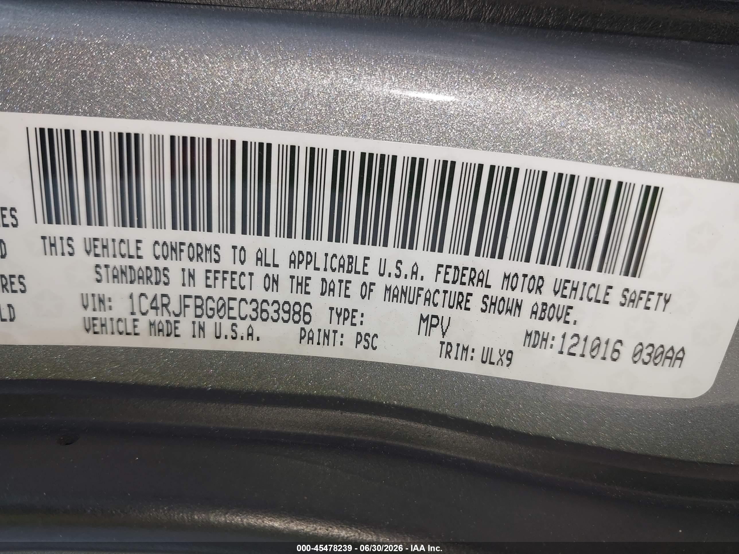 2014 Jeep Grand Cherokee Limited Gray vin: 1C4RJFBG0EC363986