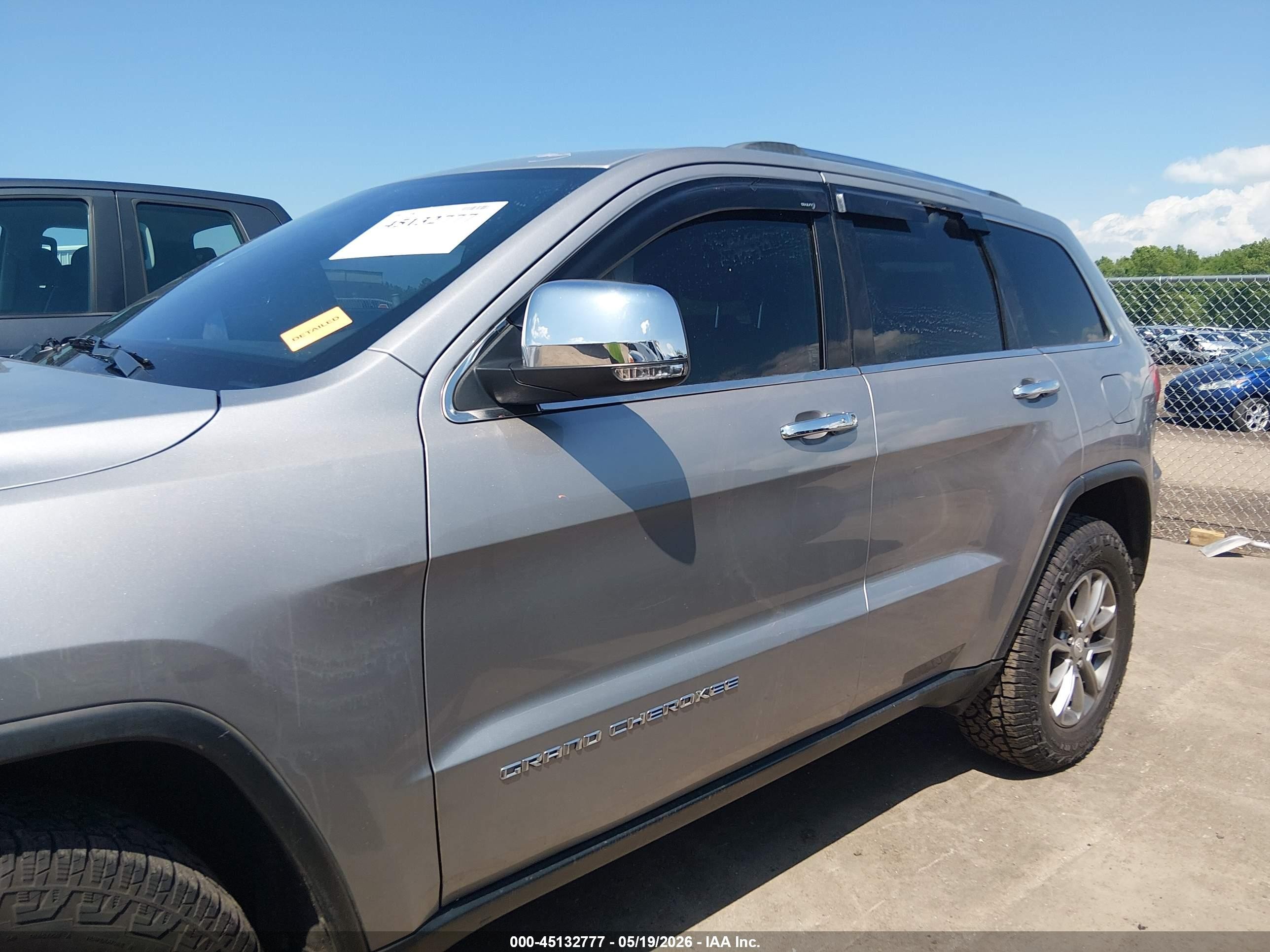 2014 Jeep Grand Cherokee Limited Silver vin: 1C4RJFBG0EC365785