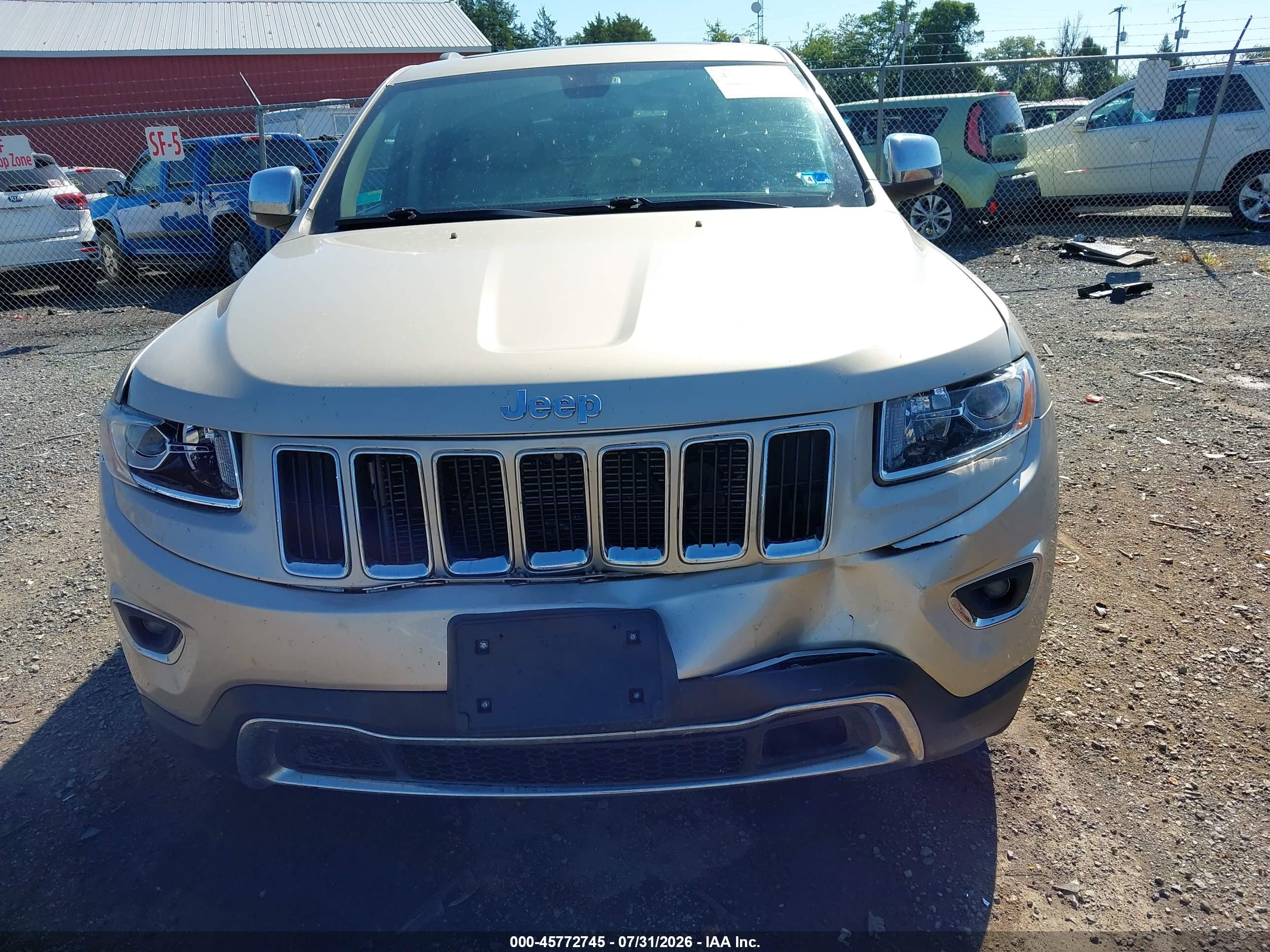 2014 Jeep Grand Cherokee Limited Gold vin: 1C4RJFBG0EC365852