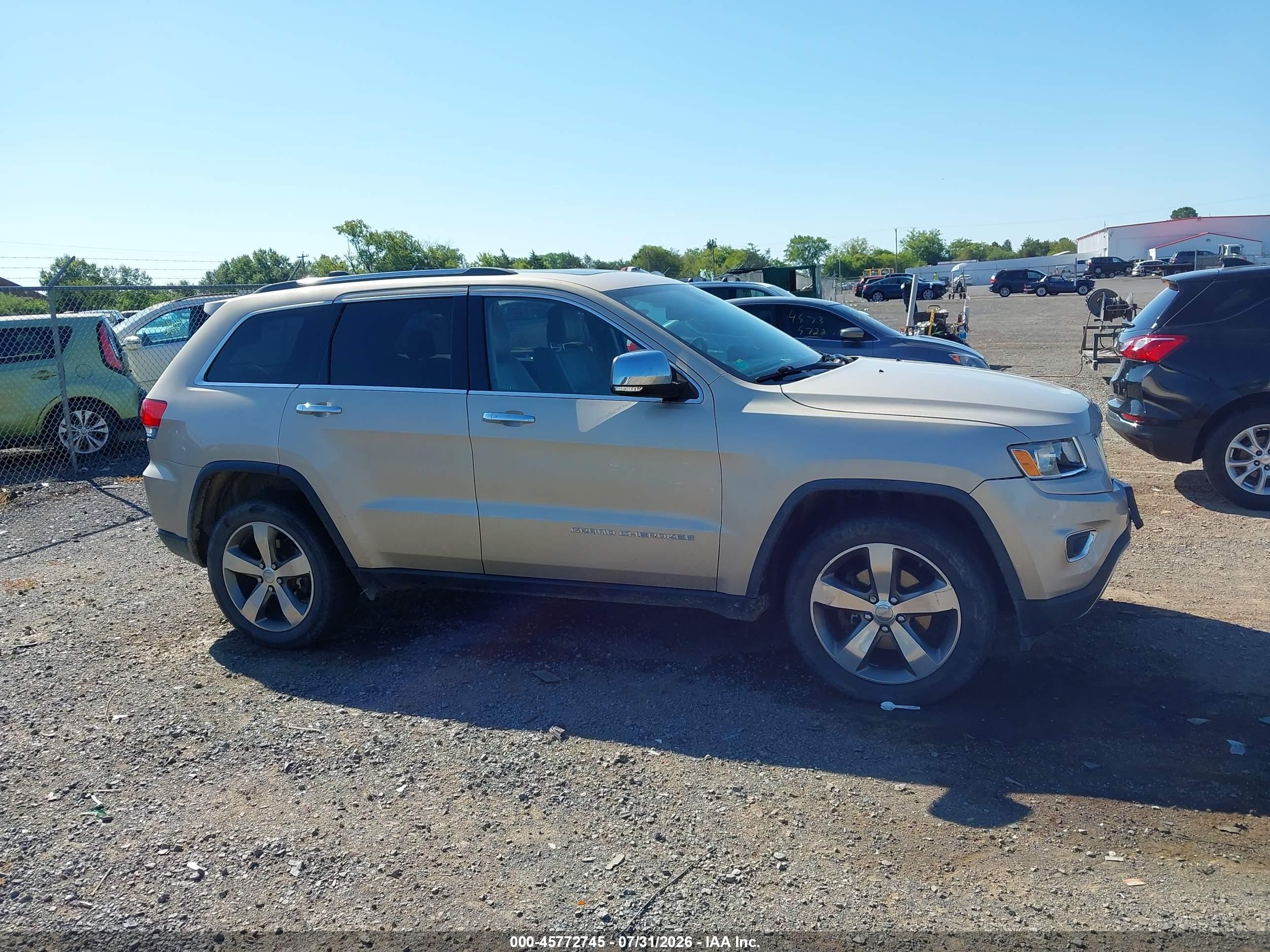 2014 Jeep Grand Cherokee Limited Gold vin: 1C4RJFBG0EC365852